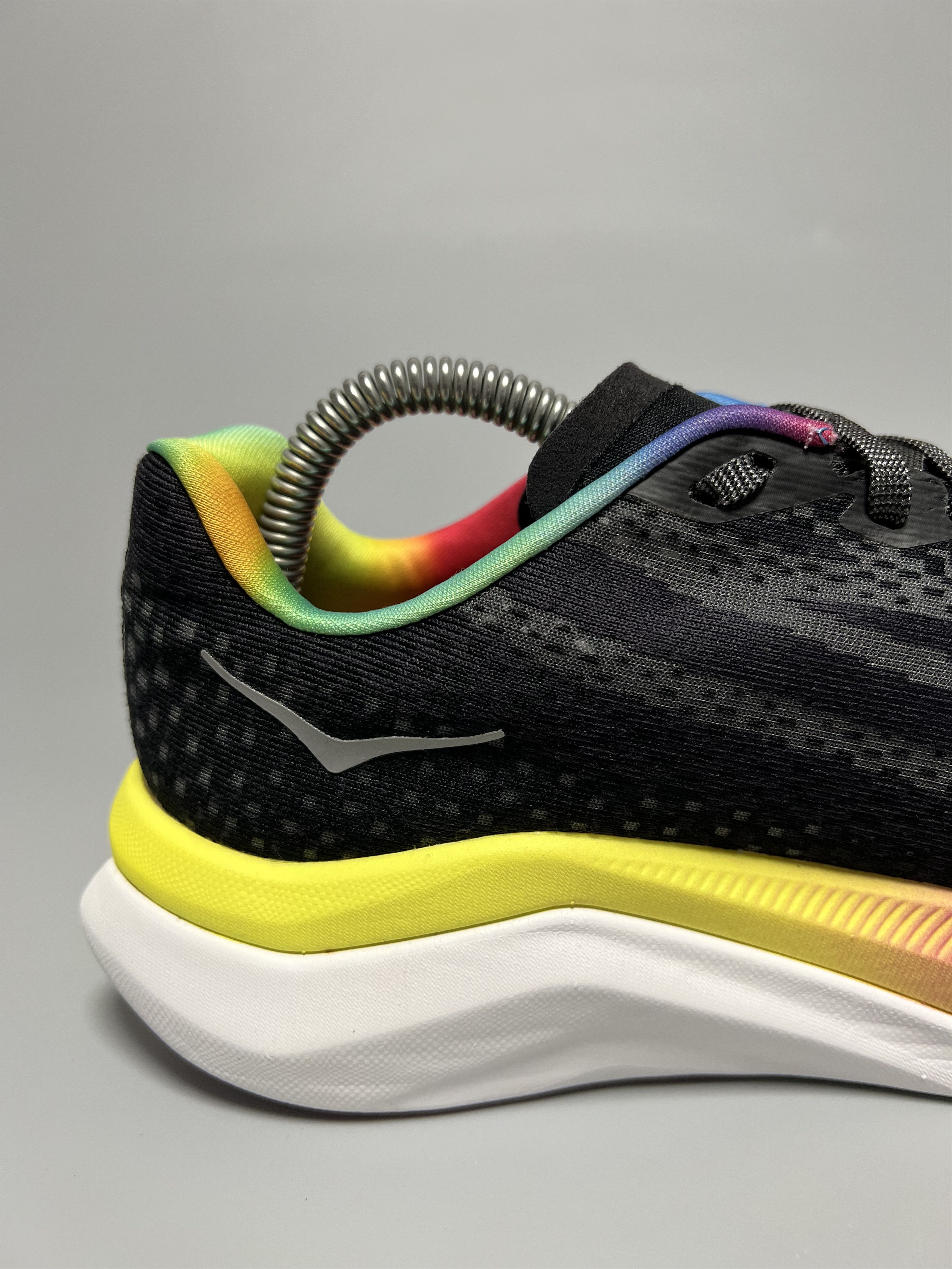 Hoka 7B Hoka One One Mach X "Black Rainbow" Women's Running Shoes Size US 7 / IT 37 - 6 Thumbnail