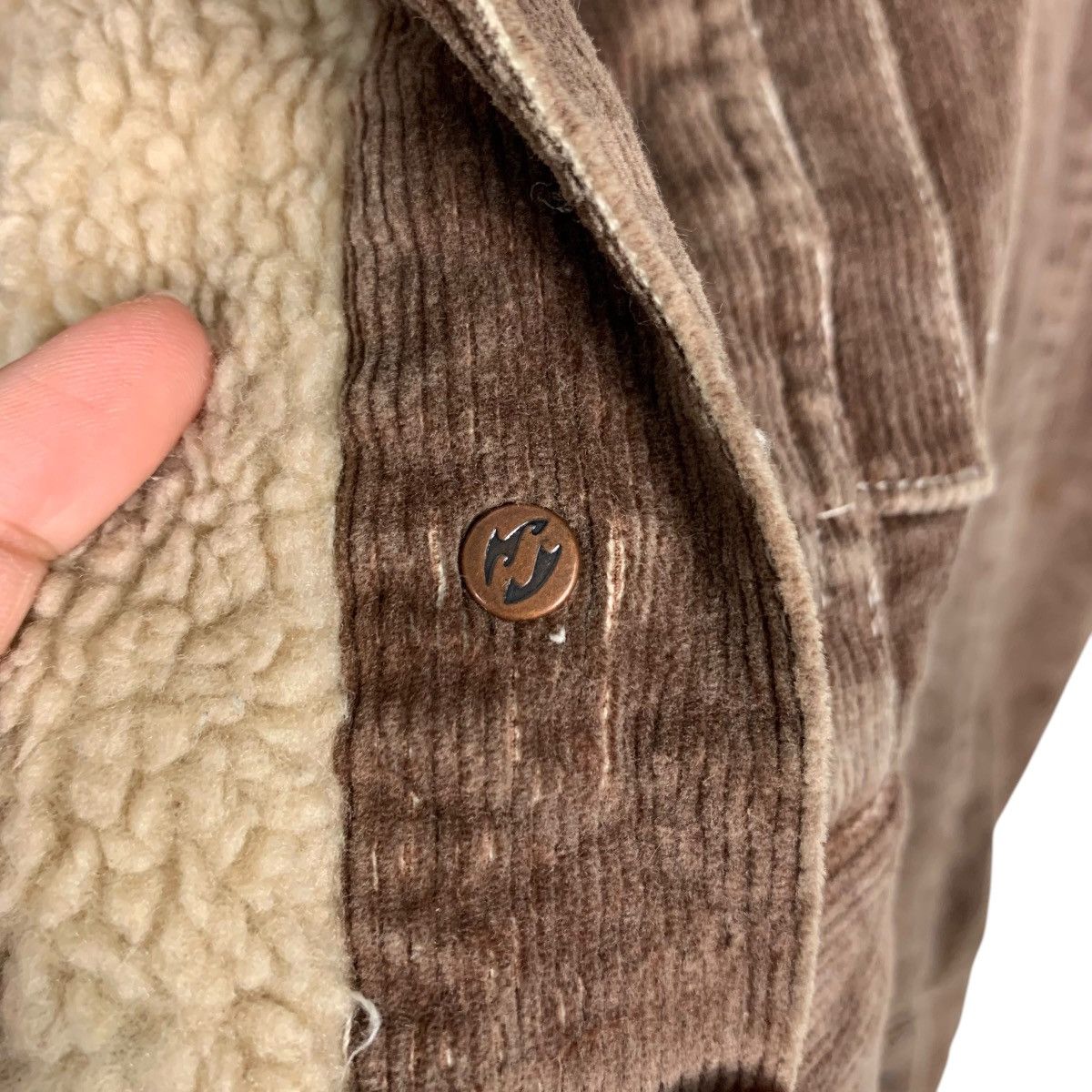 Billabong BILLABONG Corduroy Jacket Women’s Crop Jacket #2157-C95 Size S / US 4 / IT 40 - 15 Thumbnail