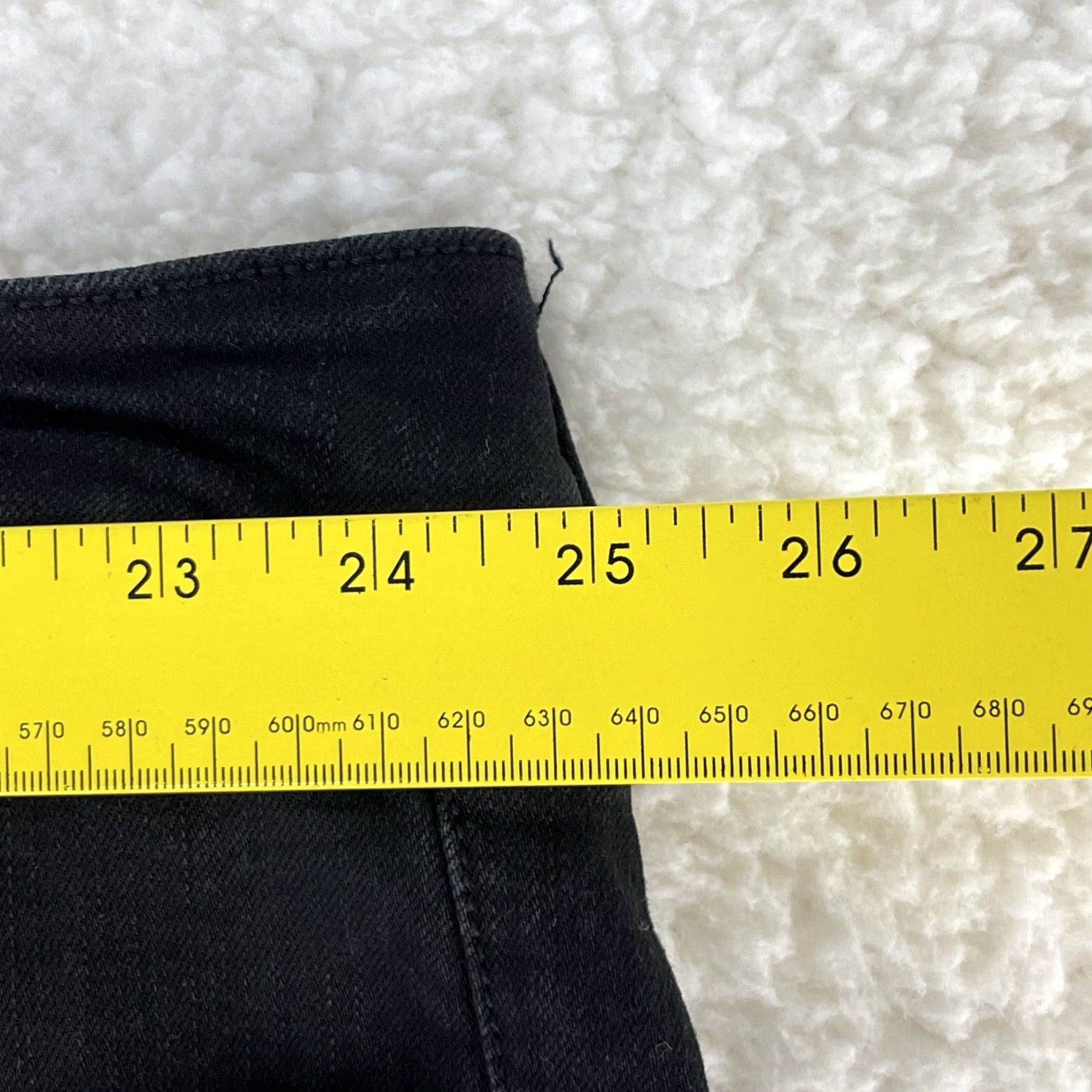 Torrid Torrid Jeans Women Plus Size 28 Black Denim Cropped Skinny High-Rise Frayed Hem Lace Detail Pocket 5-Pocket Size 28" / US 6 / IT 42 - 6 Thumbnail
