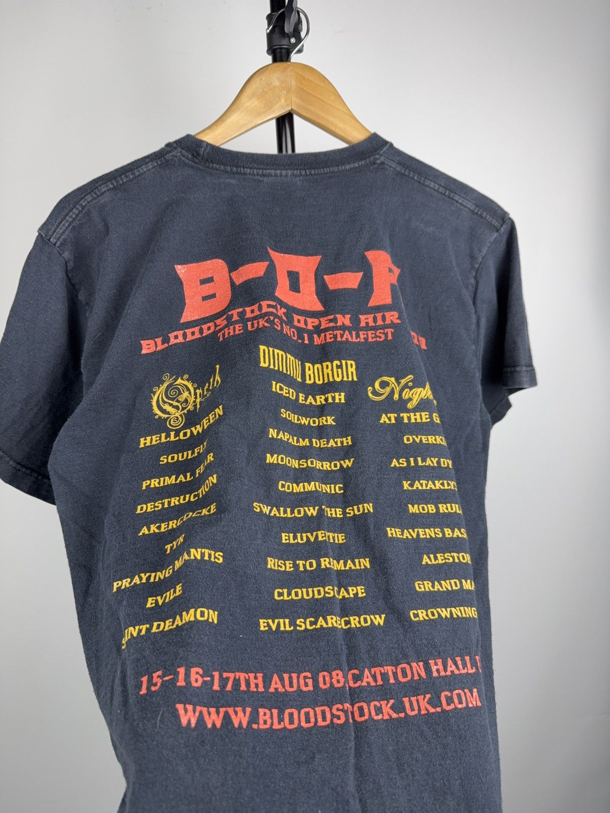 Band Tees 00s Bloodstock Open Air 2008 Festival Band Tee B-O-A Metal Size US M / EU 48-50 / 2 - 12 Thumbnail