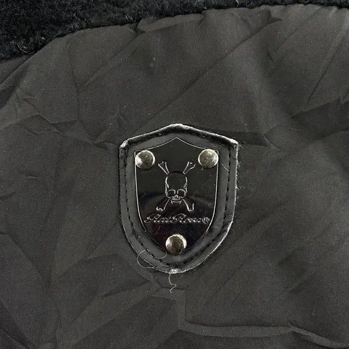 Roen Vtg 90’ ROEN RAT JAPAN Skull Bones Motorcycle Fleece Jacket Size US M / EU 48-50 / 2 - 8 Thumbnail