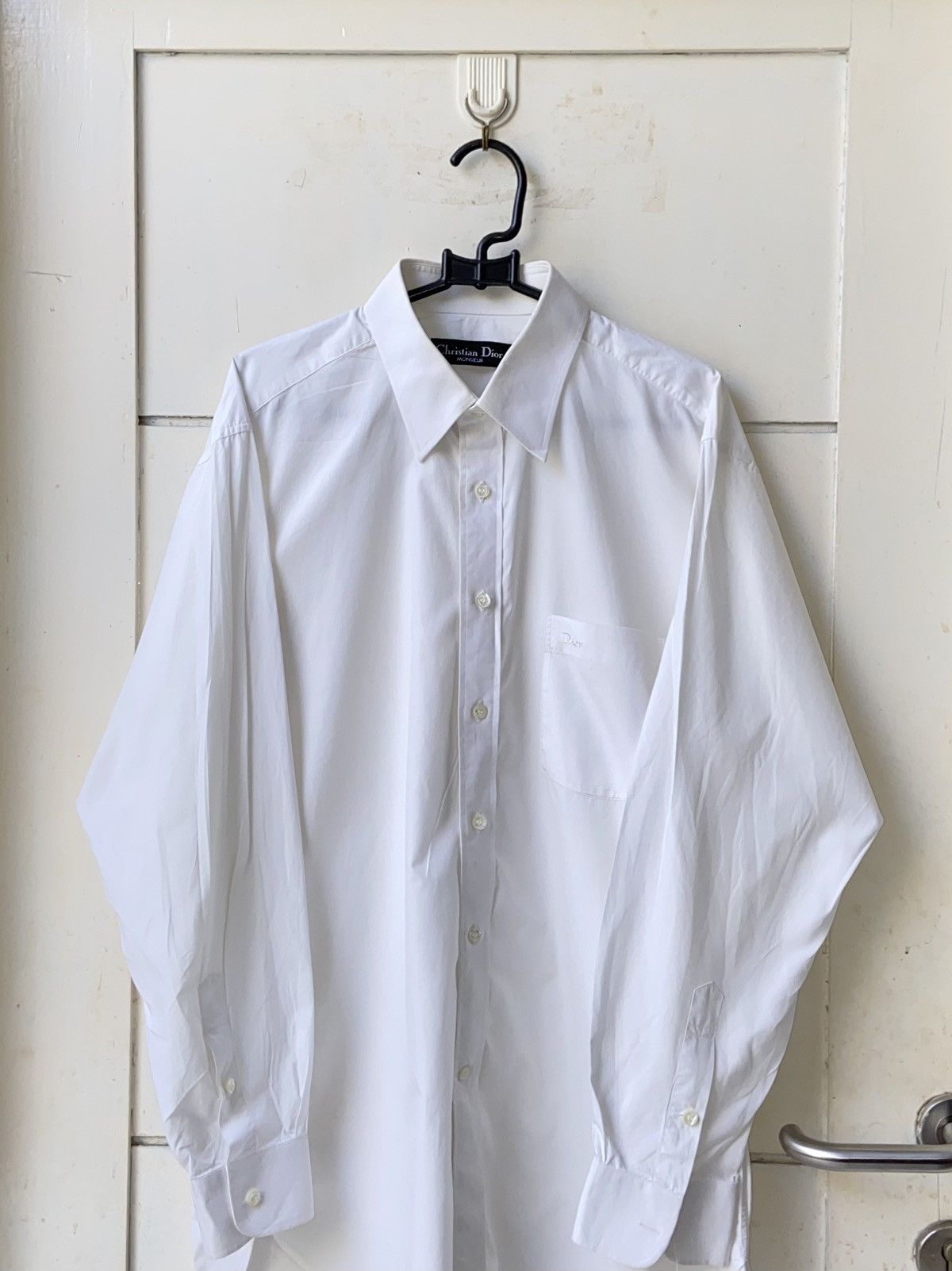 Christian Dior Monsieur CHRISTIAN DIOR MONSIEUR White Shirt Size US M / EU 48-50 / 2 - 2 Thumbnail
