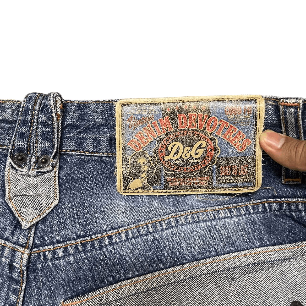Dolce & Gabbana Vintage D&G Dolce & Gabbana Extreme Denim Devotees Jeans Size US 31 - 7 Thumbnail