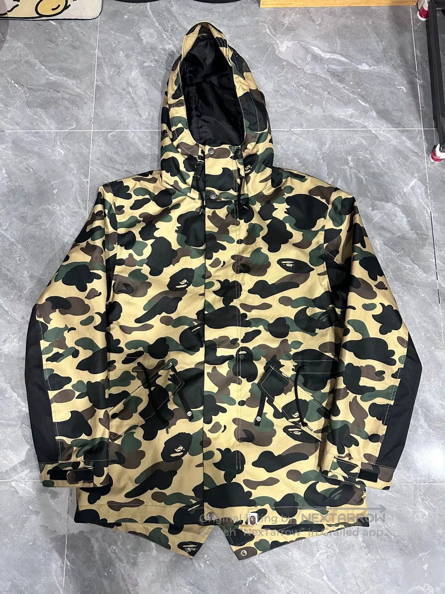 Bape Bape Outdoor Camouflage Down Jacket. Size US XL / EU 56 / 4 - 1 Thumbnail