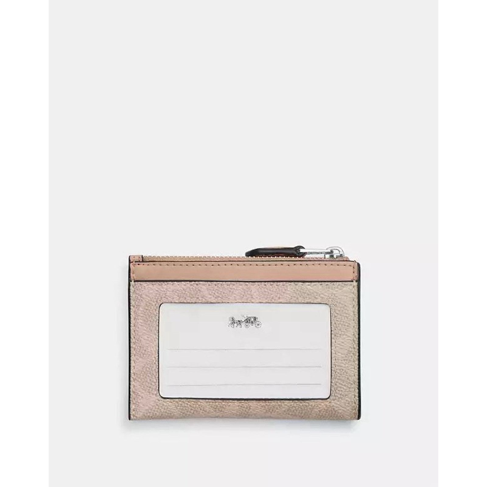 Coach NWT Coach Mini Skinny ID Case CW870 Signature SAND/TAUPE Size ONE SIZE - 6 Thumbnail