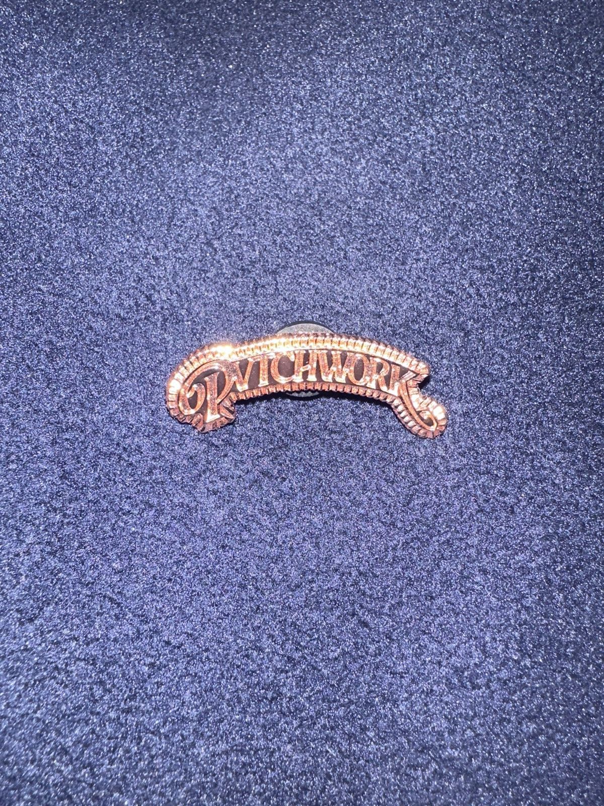 Pvtchwork rose gold plain jane pin