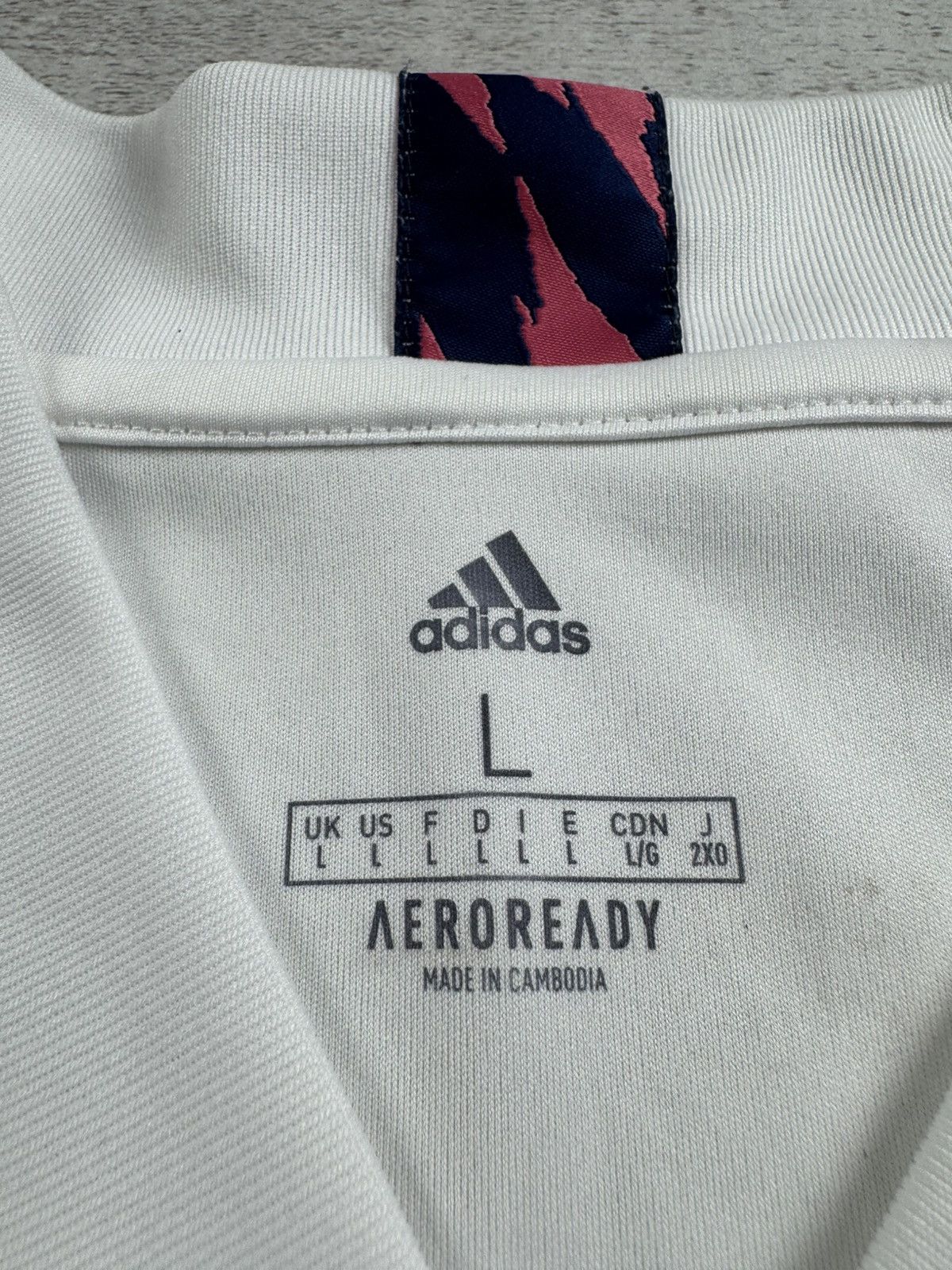 Adidas Real Madrid 2020/2021 Adidas Home White Kit La Liga Jersey Blockcore T Shirt Tee Size US L / EU 52-54 / 3 - 10 Thumbnail