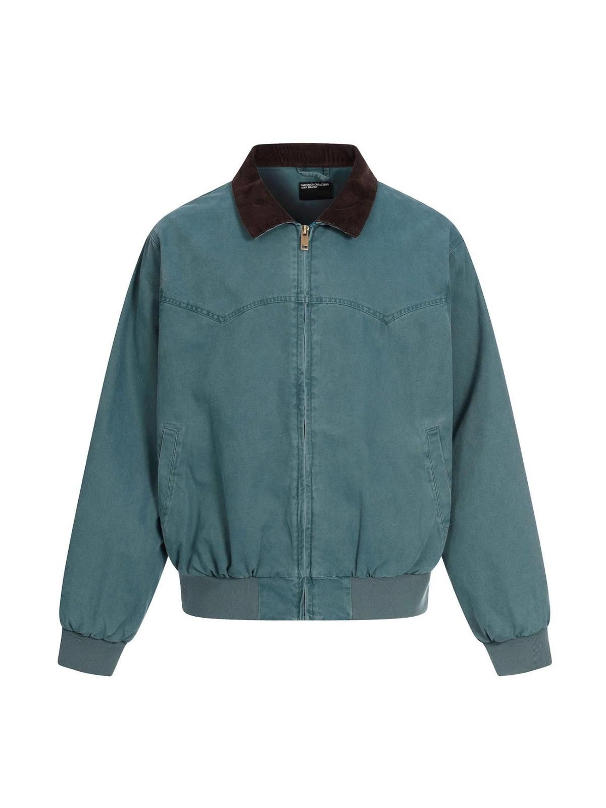 Other Detroit Short Boxy Jacket | Lapel Collar Zip Workwear Size US M / EU 48-50 / 2 - 2 Thumbnail