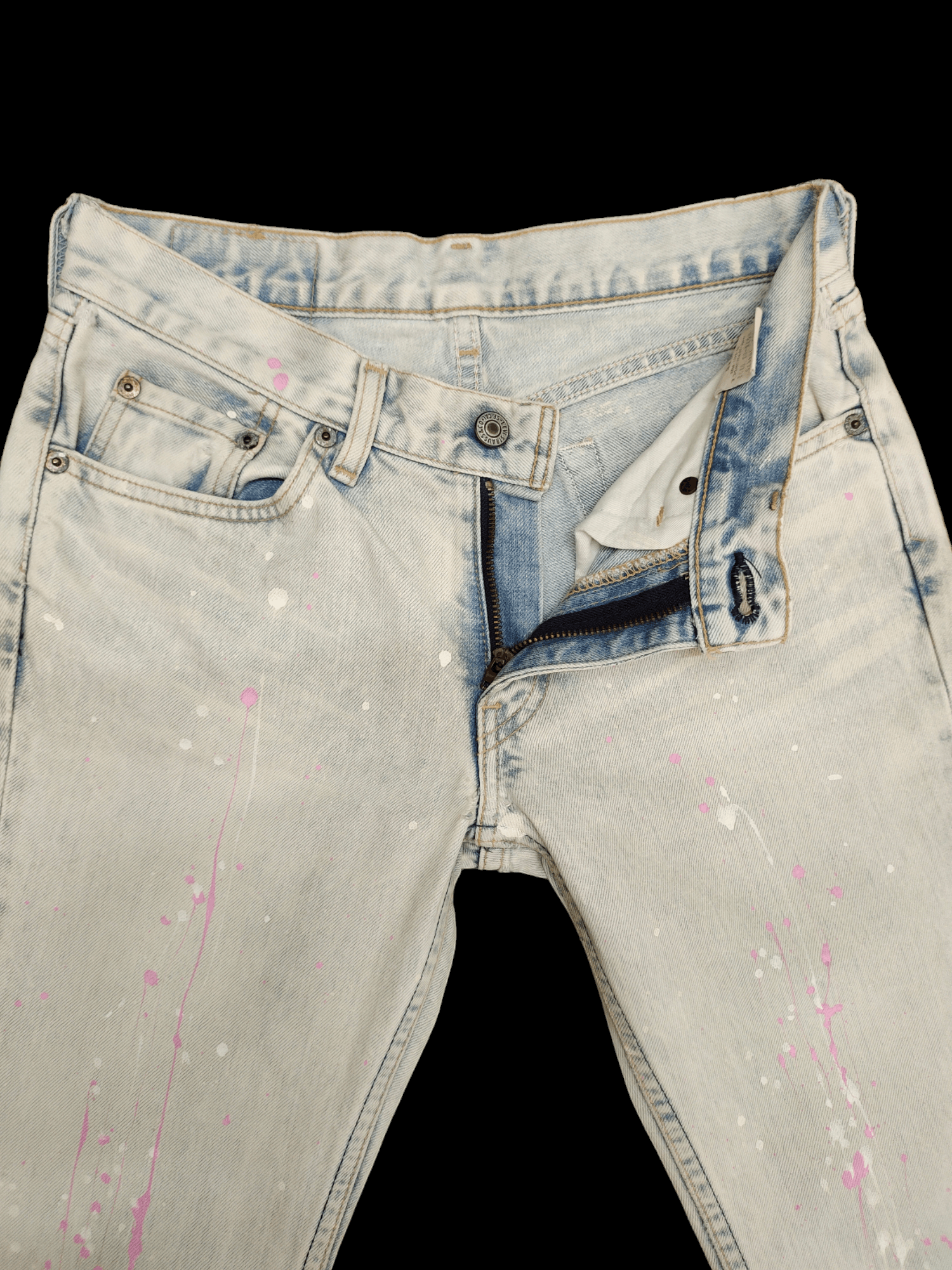 Hysteric Glamour Flare Jeans Levis Painted Low Rise Denim Jeans Boot Cut Size US 28 / EU 44 - 18 Thumbnail