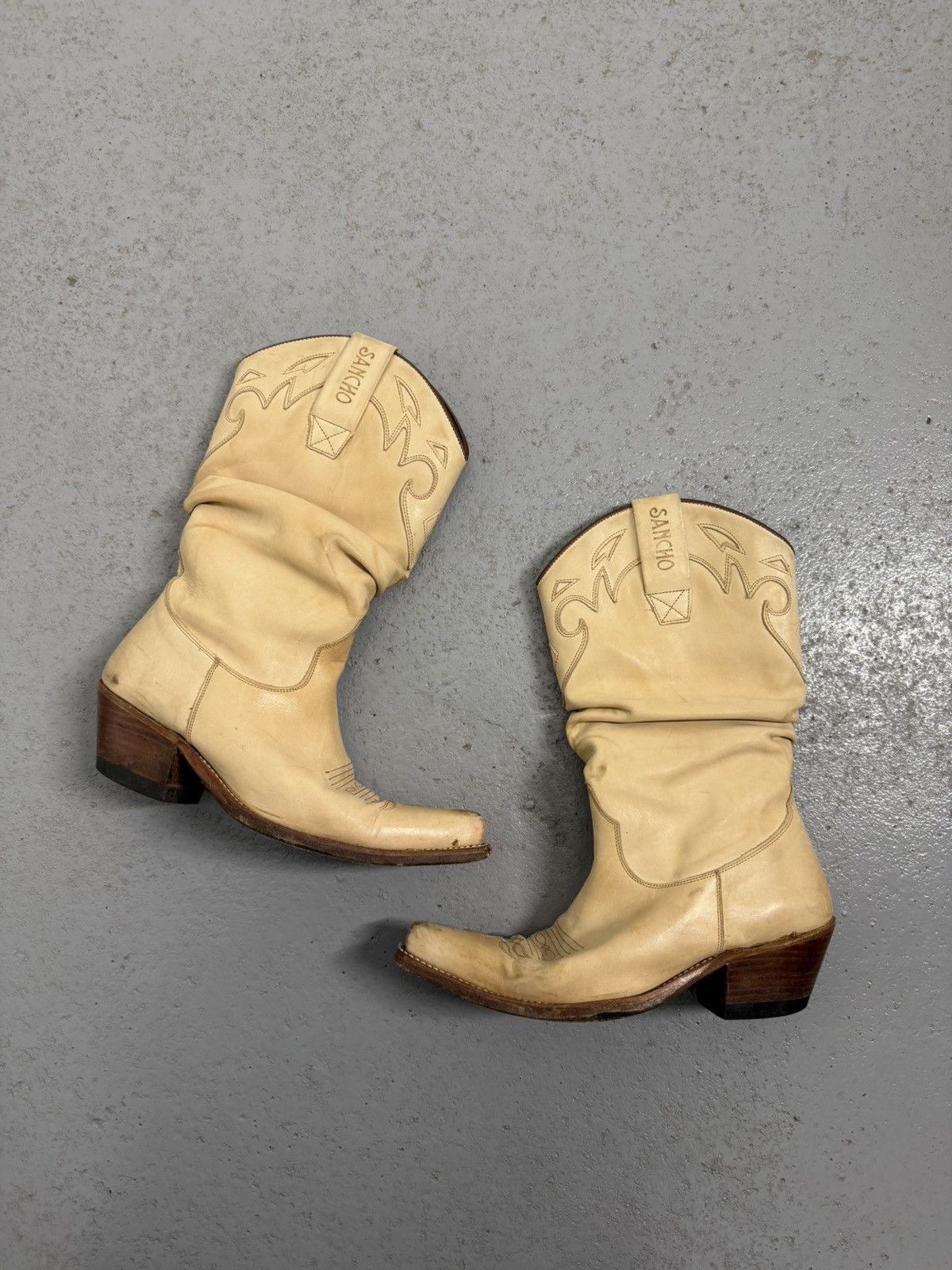 Sancho Boots Sancho Waved Cowboy Y2K Streetwear Boots Size US 7 / IT 37 - 5 Thumbnail