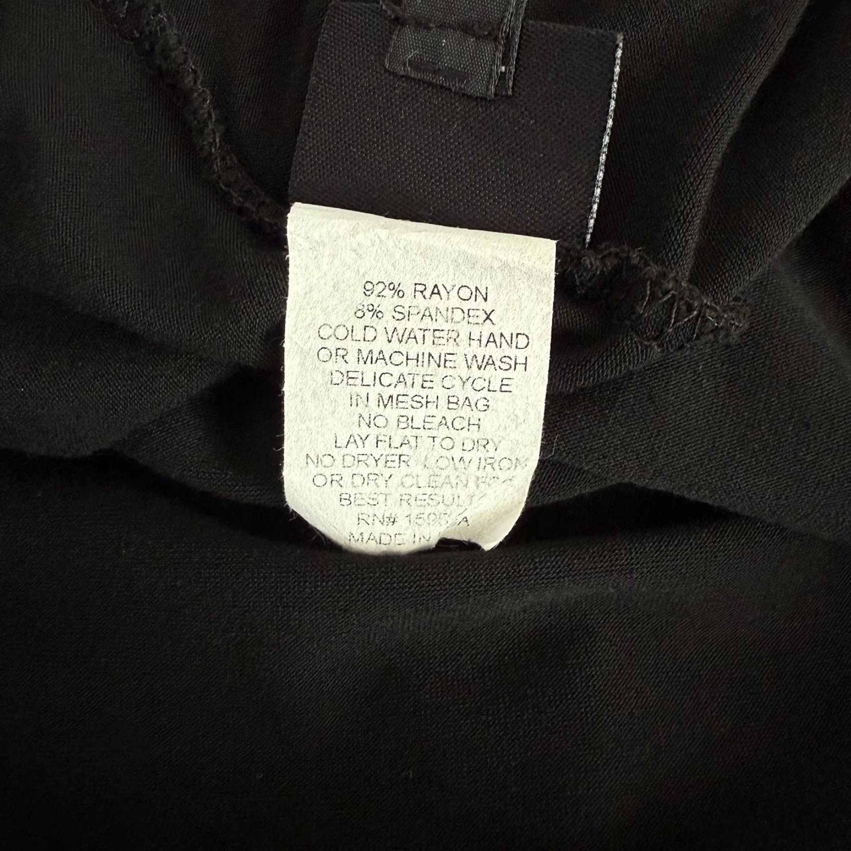Vintage Lisa Bayne Midi Dress Soft Stretch Pockets Lagenlook Black Dress Size S Size S / US 4 / IT 40 - 7 Thumbnail