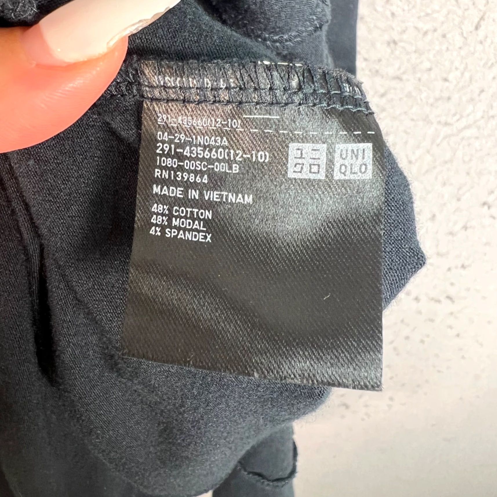 Uniqlo VINTAGE Uniqlo Women's Black Sleeveless A-Line Dress Midi Cotton Modal XXS Dress Womens Size XXS / US 00 / IT 34 - 4 Thumbnail