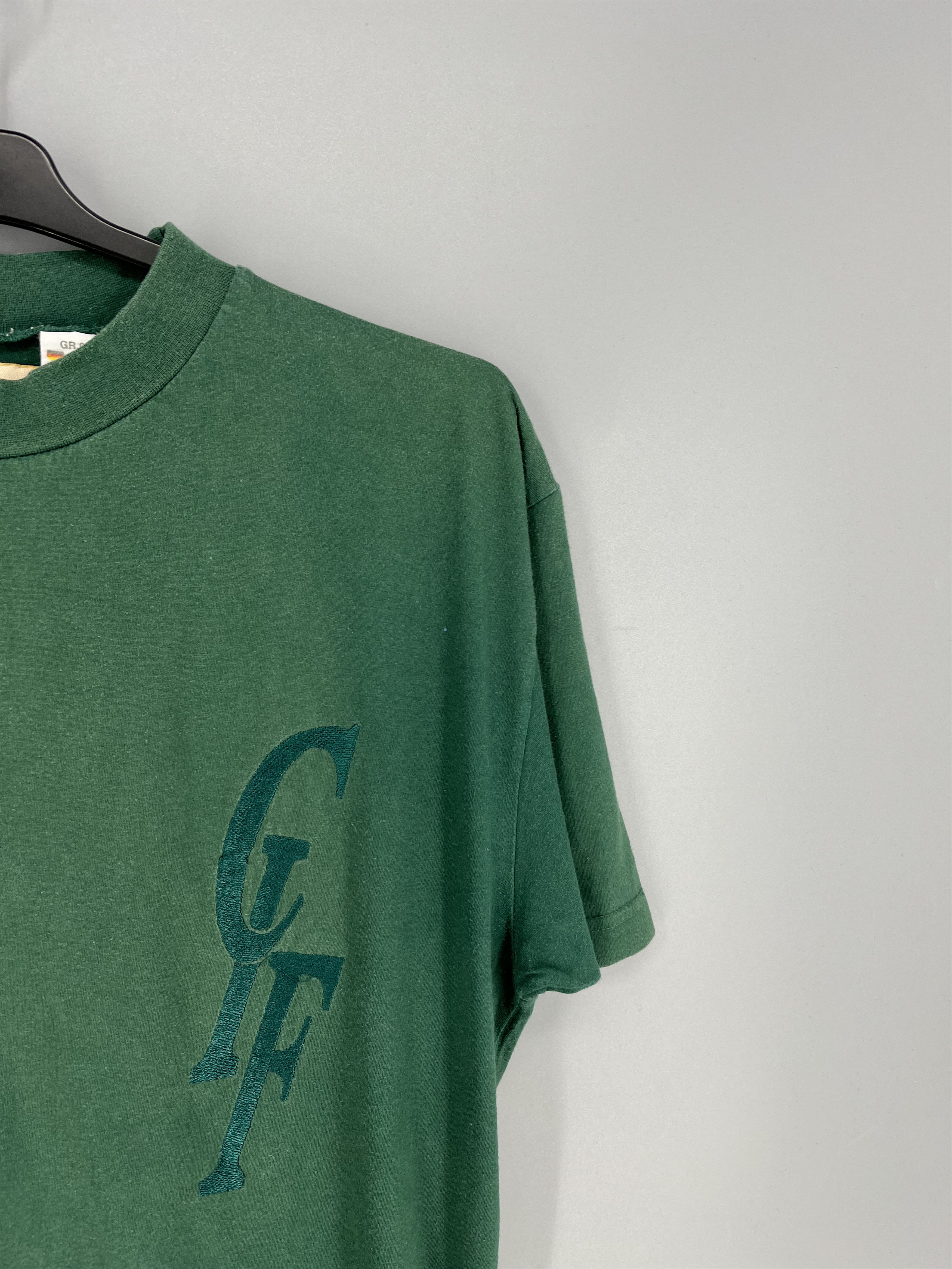 Vintage Vintage RARE 90S Dolly Wood Green Logo Tee Size US L / EU 52-54 / 3 - 7 Thumbnail