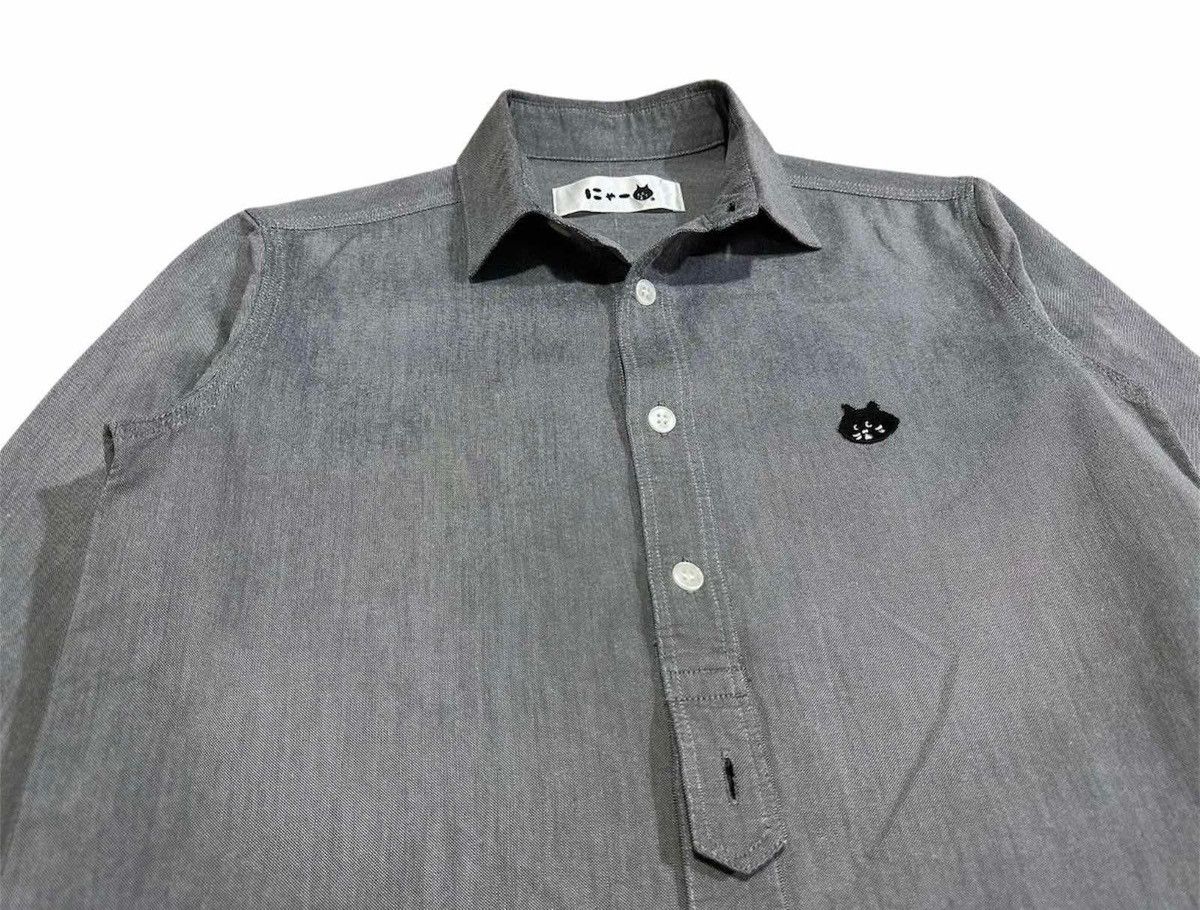 Issey Miyake × Japanese Brand × Ne-Net 🔥Vintage Ne-Net By Issey Miyake Long Sleeve Shirt Size US M / EU 48-50 / 2 - 3 Thumbnail