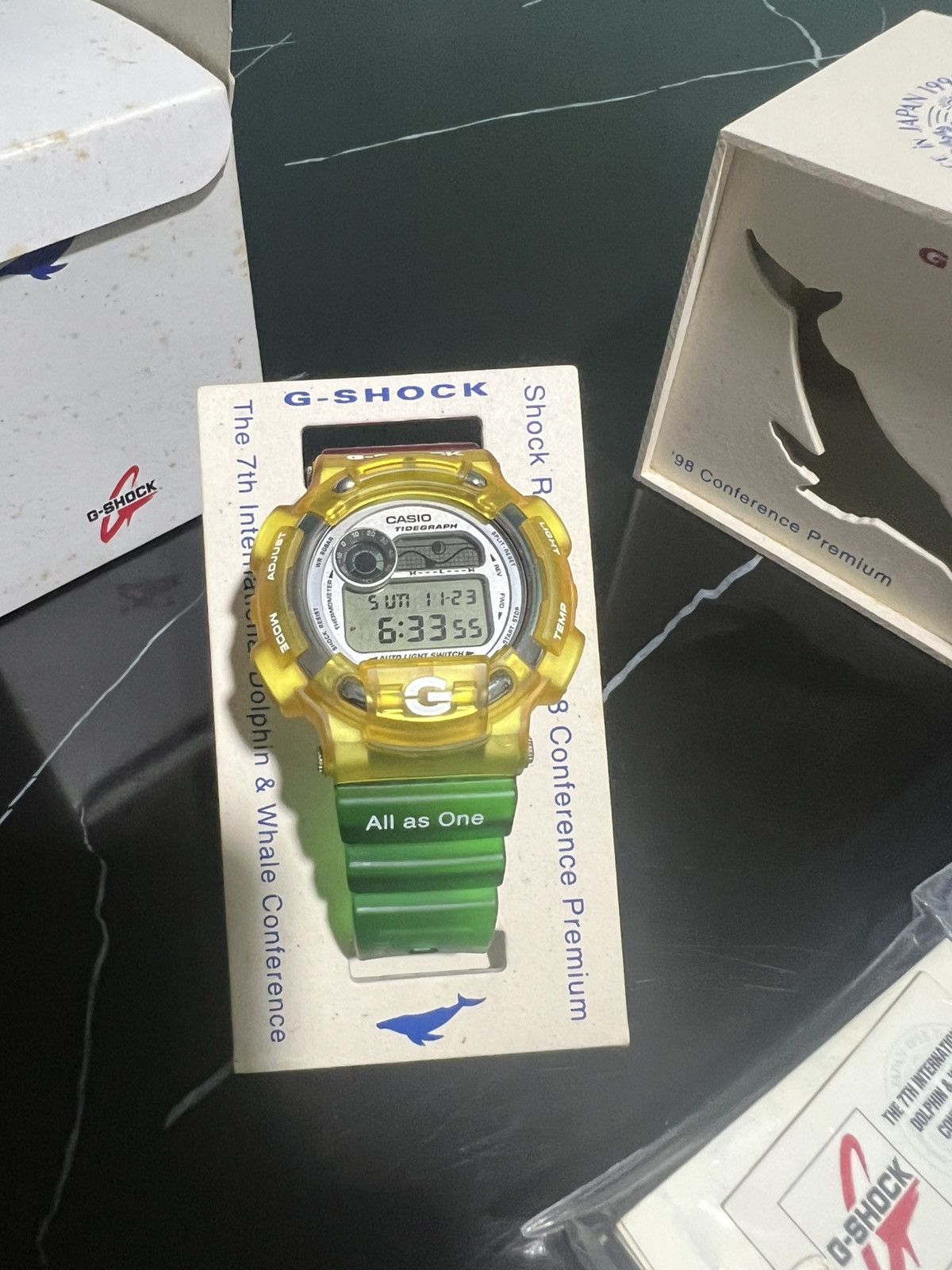 G Shock Vintage Rare 1998 Dolphin & Whale G Shock Watch Size ONE SIZE - 3 Thumbnail