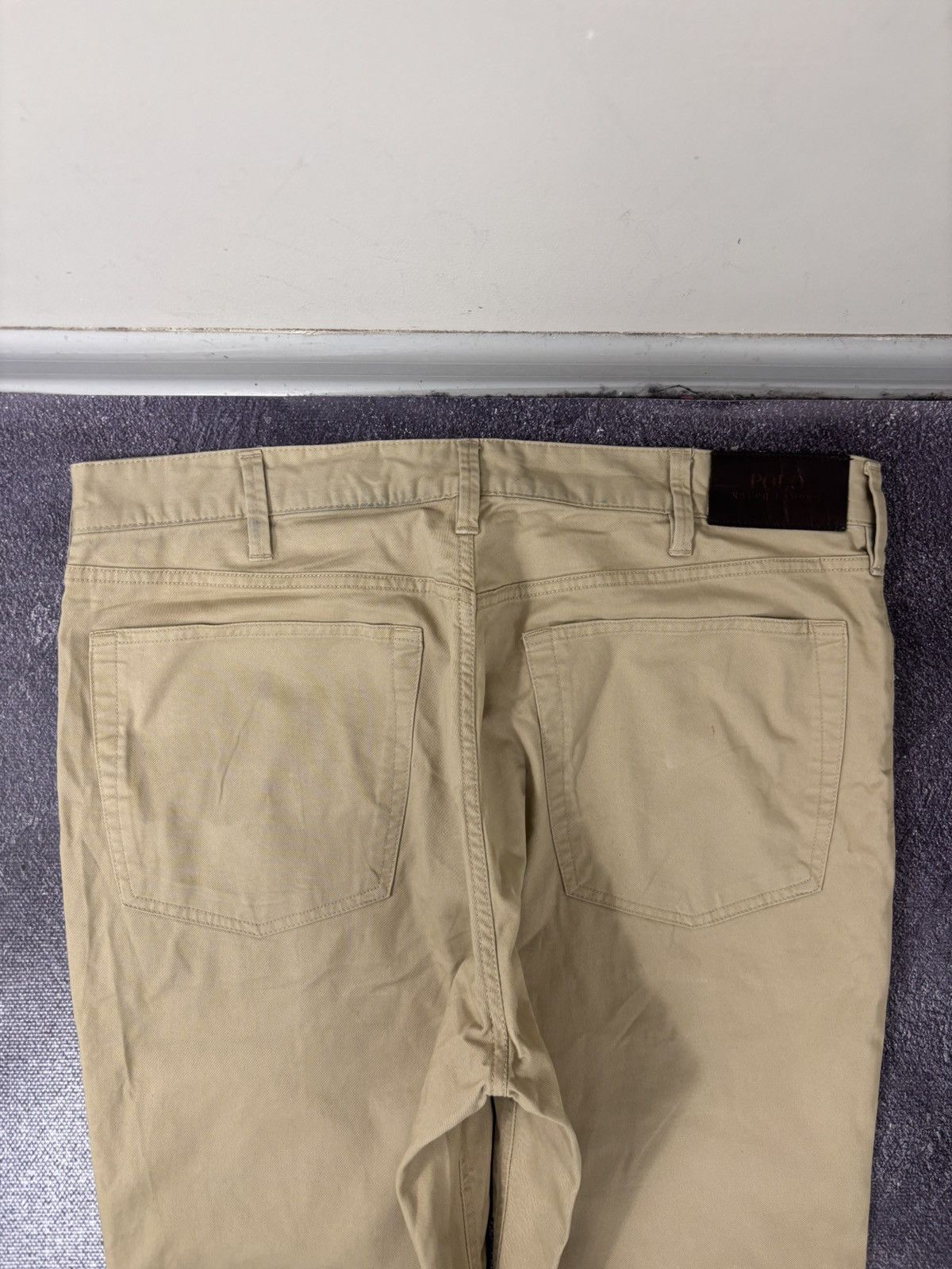 Polo Ralph Lauren Polo Ralph Lauren Men’s Beige Stretch Chino Pants Trousers Size US 36 / EU 52 - 20 Thumbnail