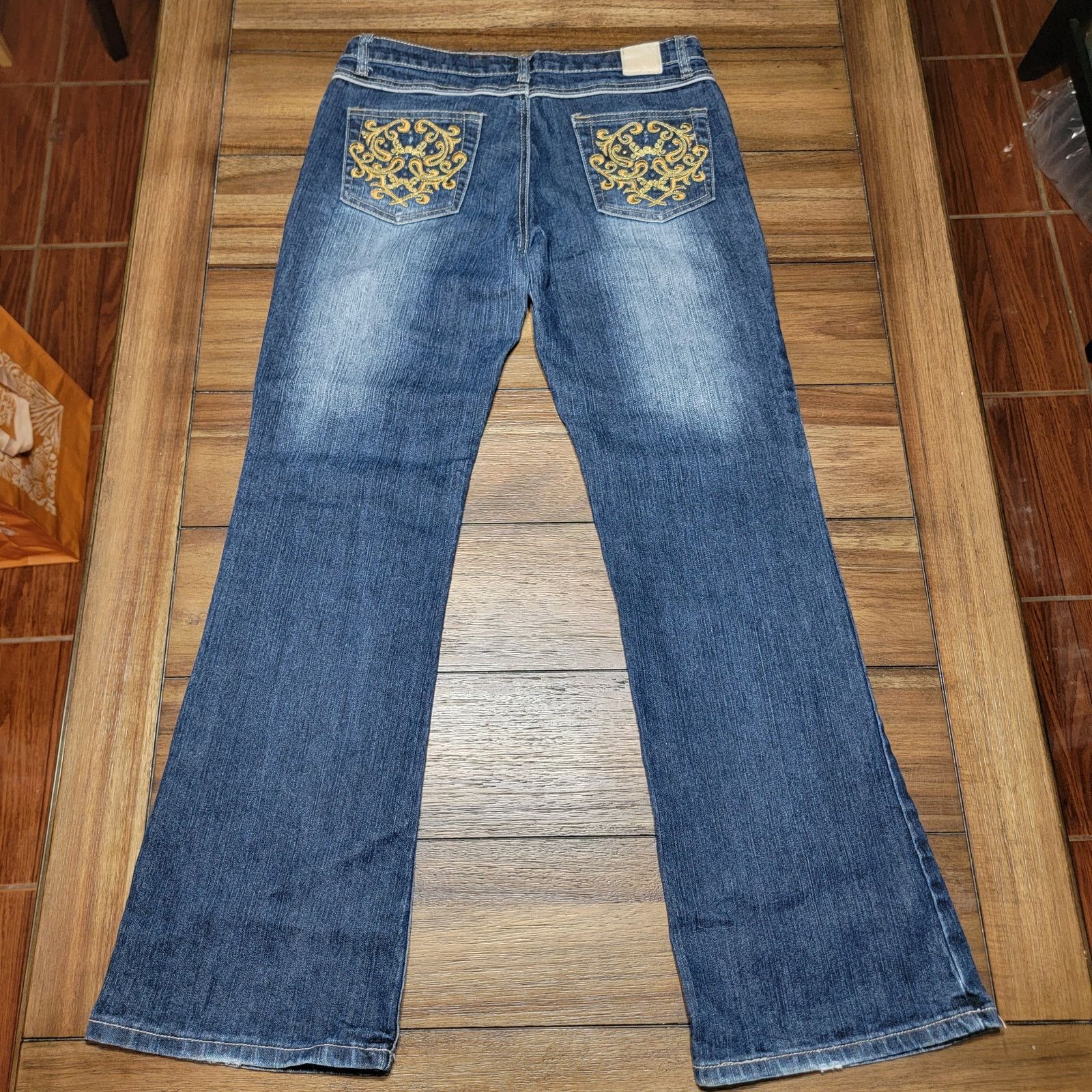 Southpole SouthPole Boot Cut Denim Jeans - Size Junior 9 Size 30" / US 8 / IT 44 - 3 Thumbnail