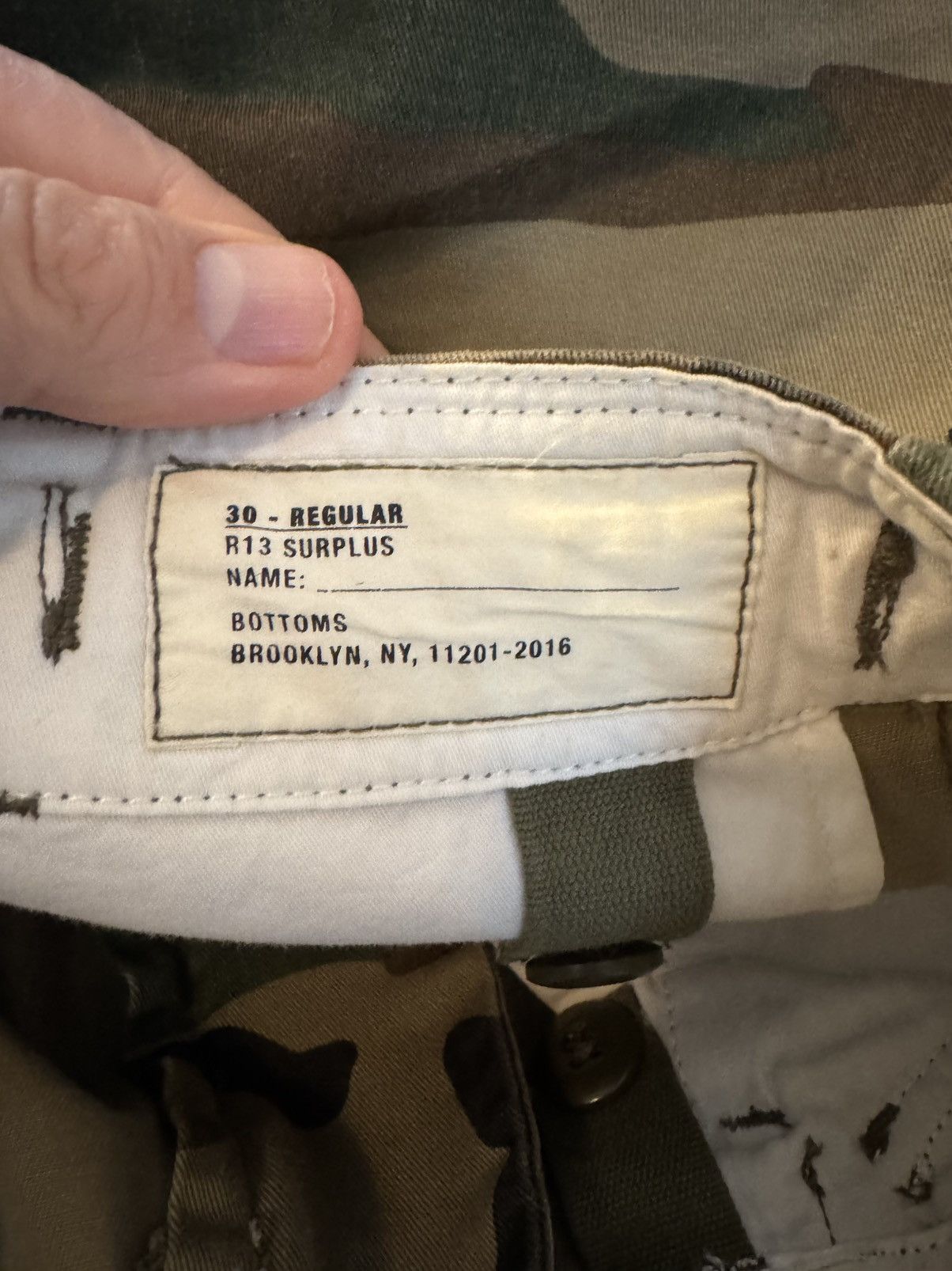 R13 R13 Shorts STUDY DESCRIPTION AND all photis for tape measure Size US 30 / EU 46 - 13 Thumbnail