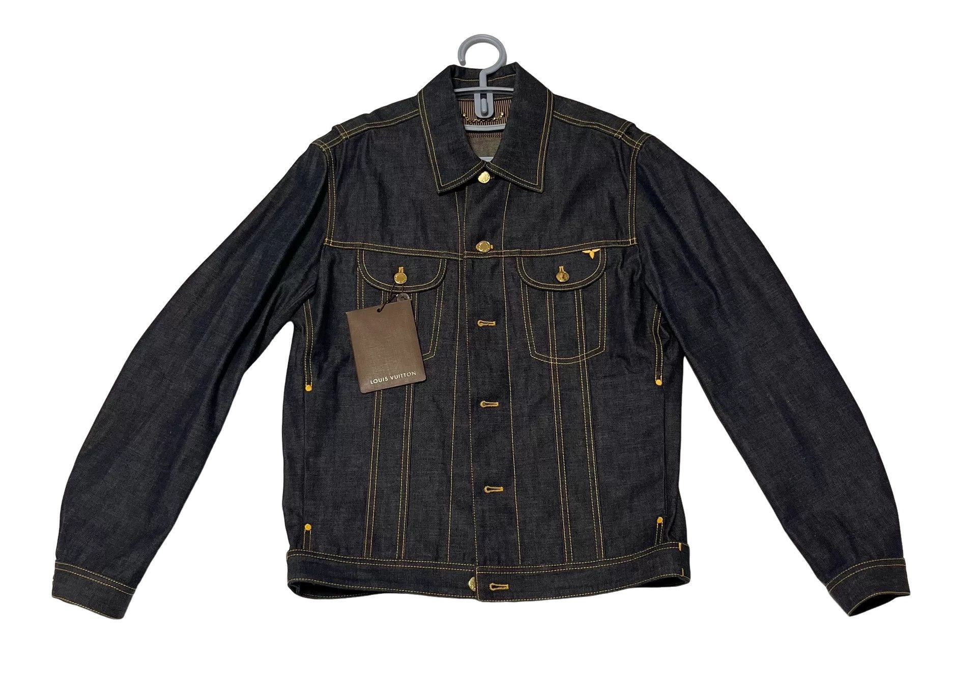 Louis Vuitton Louis Vuitton Contrast Stitch Denim Jacket Size M Size US M / EU 48-50 / 2 - 1 Thumbnail