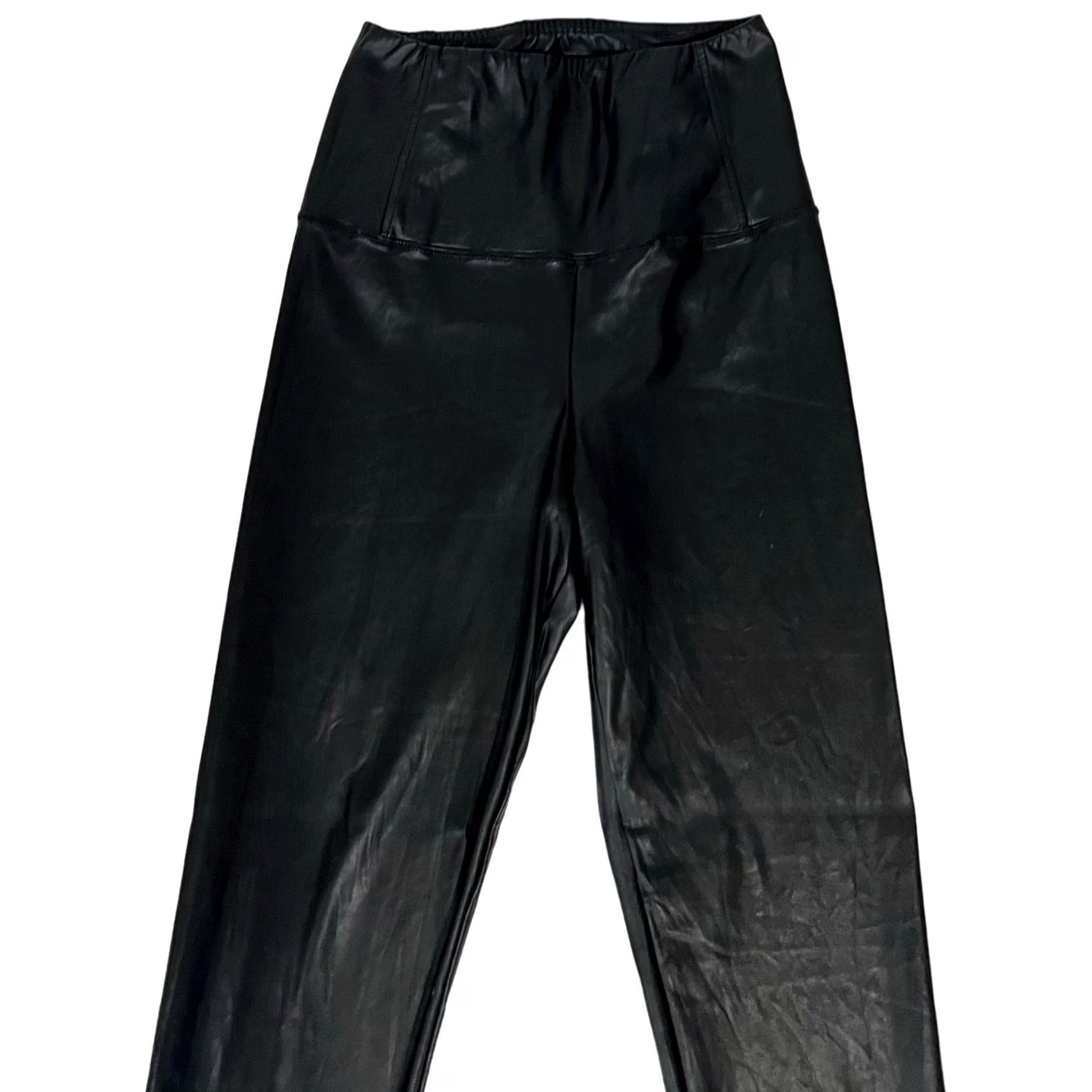 Aritzia VINTAGE Wilfred Leggings High Rise Black Daria Faux Leather Women’s S Size 28" / US 6 / IT 42 - 6 Thumbnail