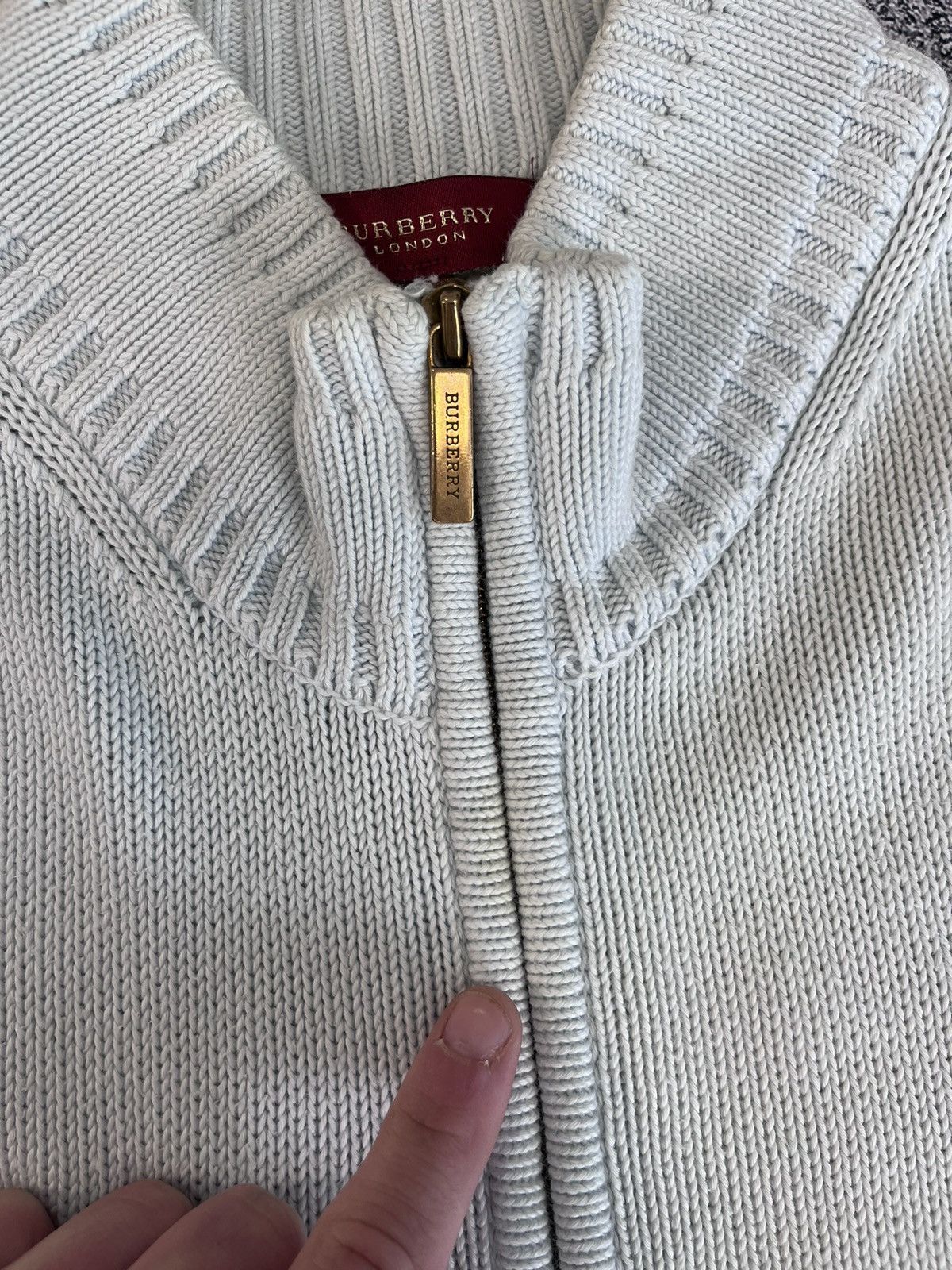 Burberry Burberry London Women Sweater Knit Full Zip Vintage Size 42 Size M / US 6-8 / IT 42-44 - 16 Thumbnail