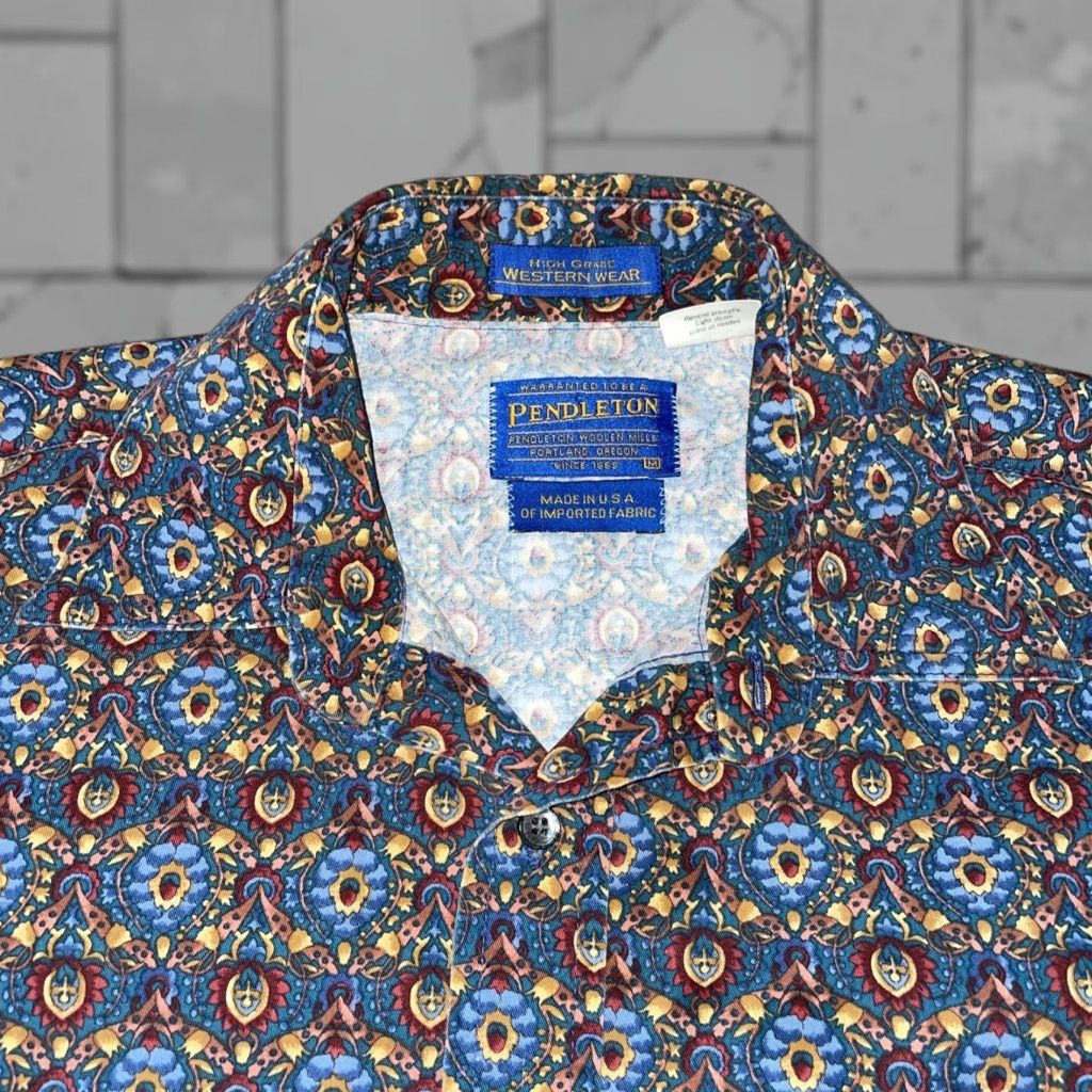 Pendleton Pendleton Button-Up Shirt Mens M Western Wear Long Sleeve Multicolor Size US M / EU 48-50 / 2 - 1 Thumbnail
