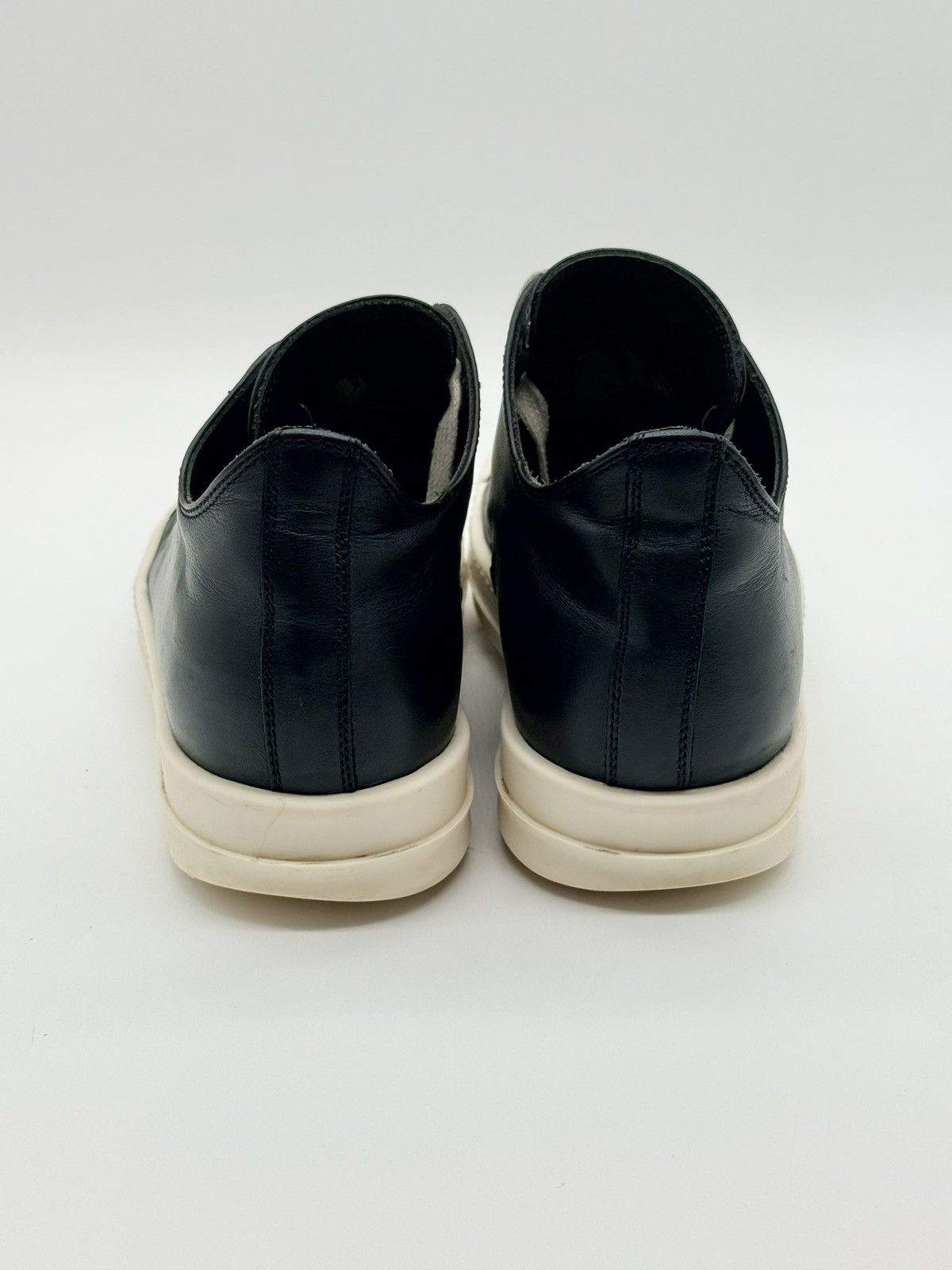 Rick Owens Size 7 - Rick Owens Ramones Low Black Mainline Leather Women Size US 7 / EU 40 - 5 Thumbnail