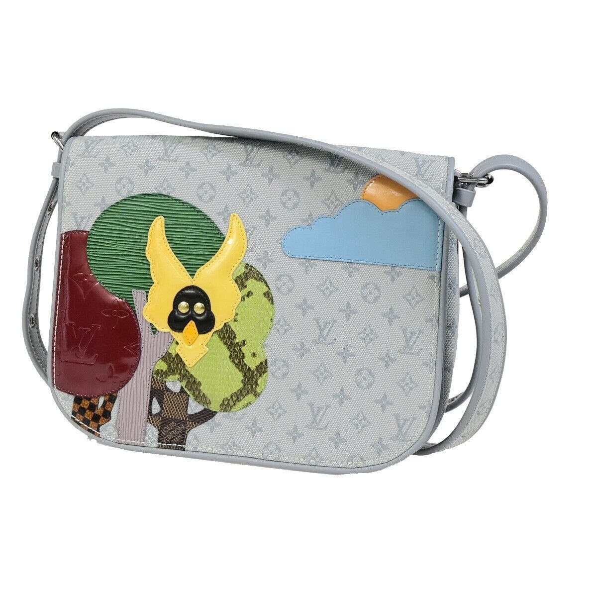 Louis Vuitton Musette Tango Grey Canvas Shoulder Bag (Pre-Owned) Size ONE SIZE - 1 Thumbnail