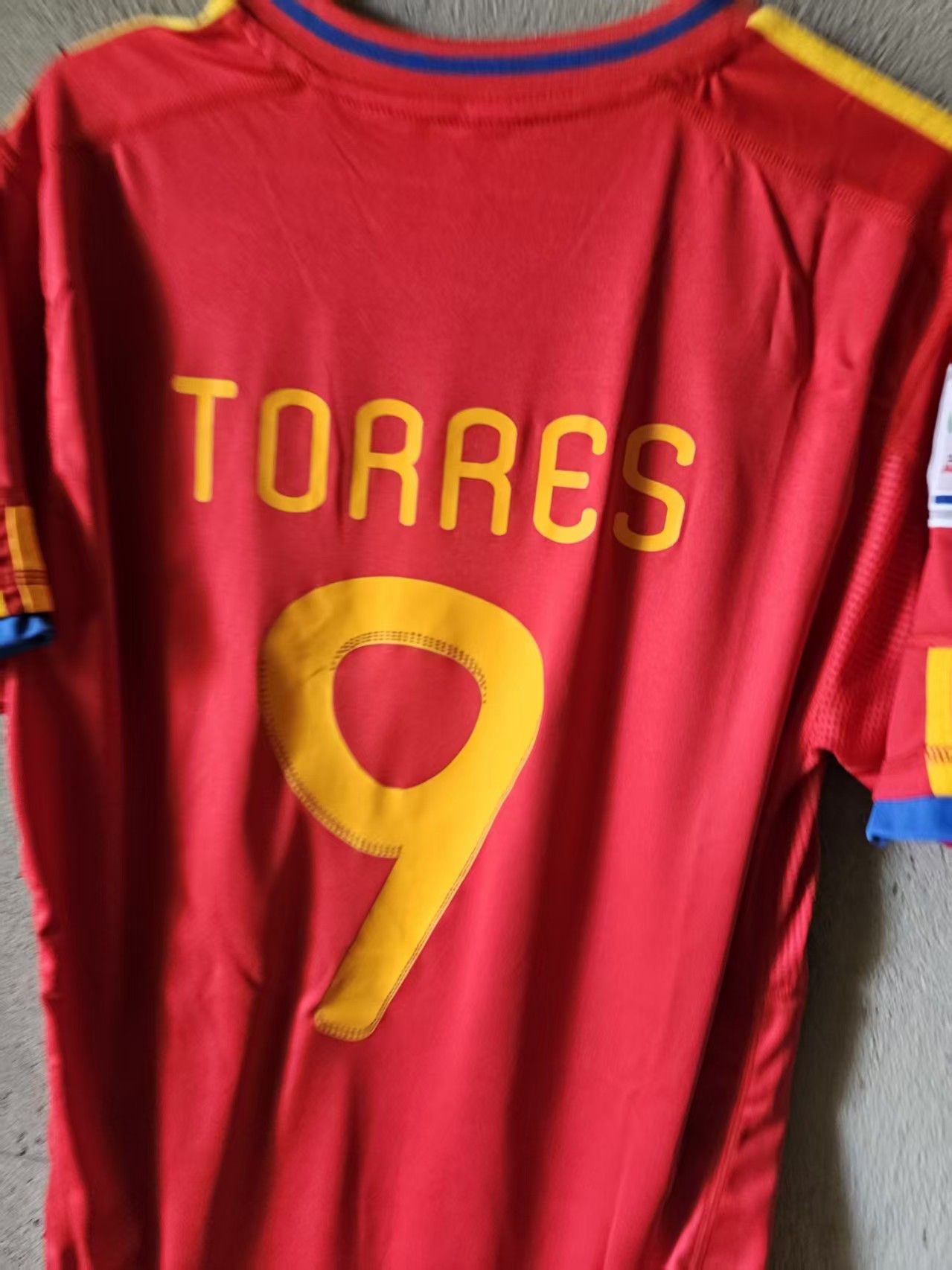 Other 2010 Spain 9 Torres Jersey Home Size US L / EU 52-54 / 3 - 5 Thumbnail