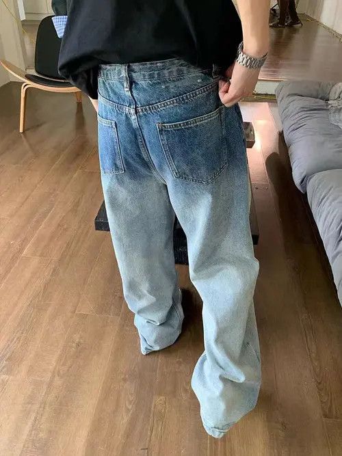 Japanese Brand Mayuzumi x Eri Vintage Washed Faded Loose Casual Jeans Size US 34 / EU 50 - 5 Thumbnail