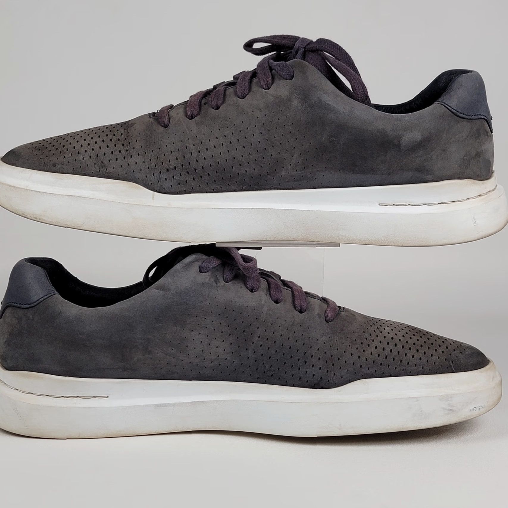 Cole Haan Cole Haan Mens Grandpro Rally Sneaker 12 Brown Nubuck Rubber Sole Casual Activewear Travel Mens Size US 12 / EU 45 - 4 Thumbnail