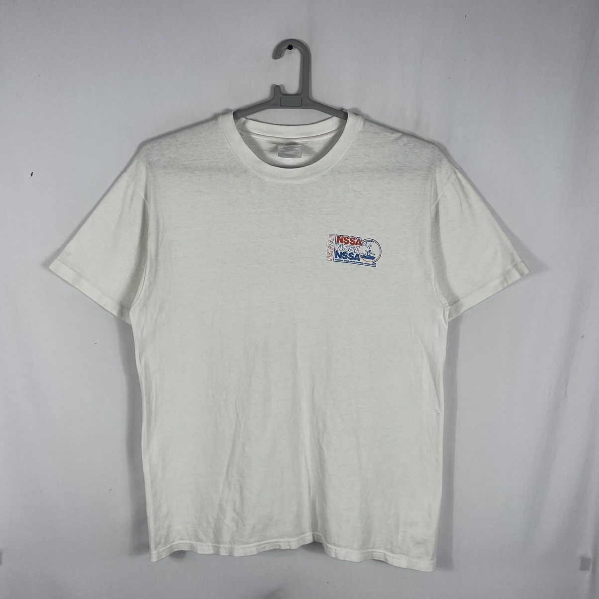 Hanes × Vintage 🔥Rare🔥Vintage 90s NISSA Surfing Associaton Big Logo Surf Tee Size US L / EU 52-54 / 3 - 3 Thumbnail