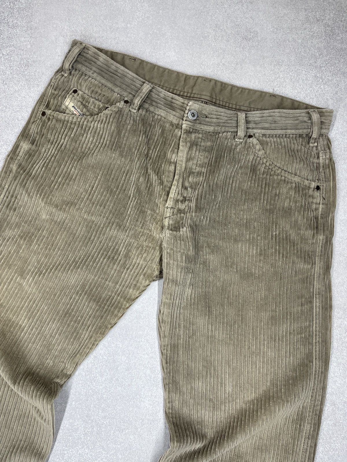 Diesel Vintage Diesel Corduroy Pants Beige Y2K Size US 34 / EU 50 - 7 Thumbnail
