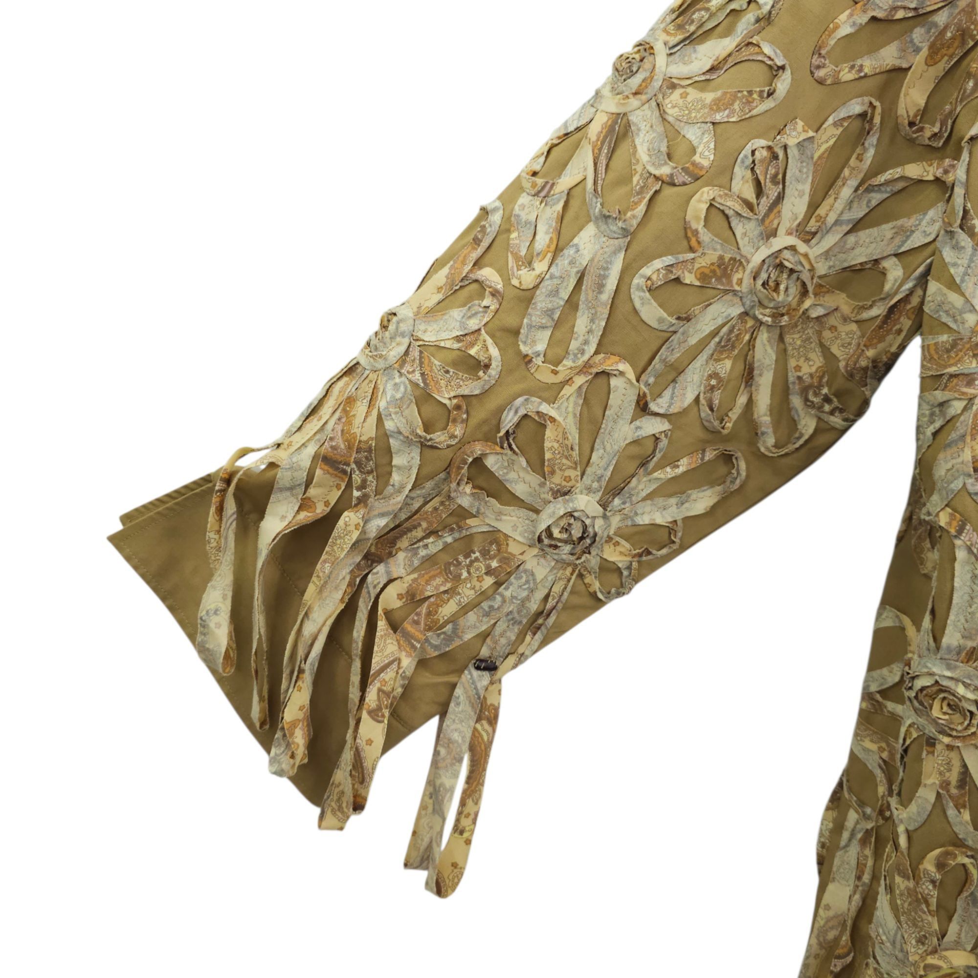 Other Pong Poco Shirt XL 3D Floral Appliqué Fabric Ribbons Bohemia Size XL / US 12-14 / IT 48-50 - 12 Thumbnail