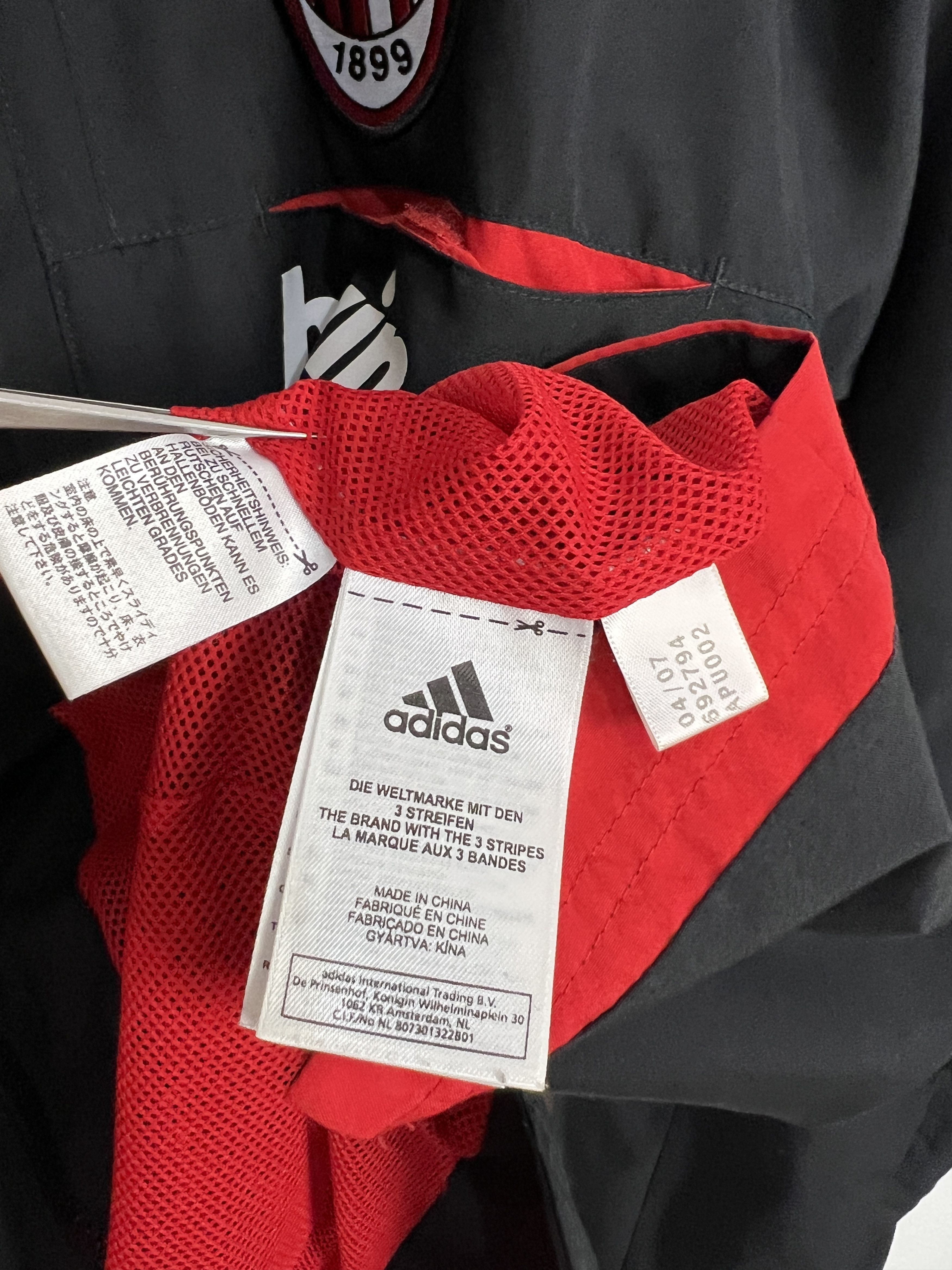 Adidas Vintage AC Milan Football Track Suit Soccer Set Jacket Pants Size US S / EU 44-46 / 1 - 9 Thumbnail