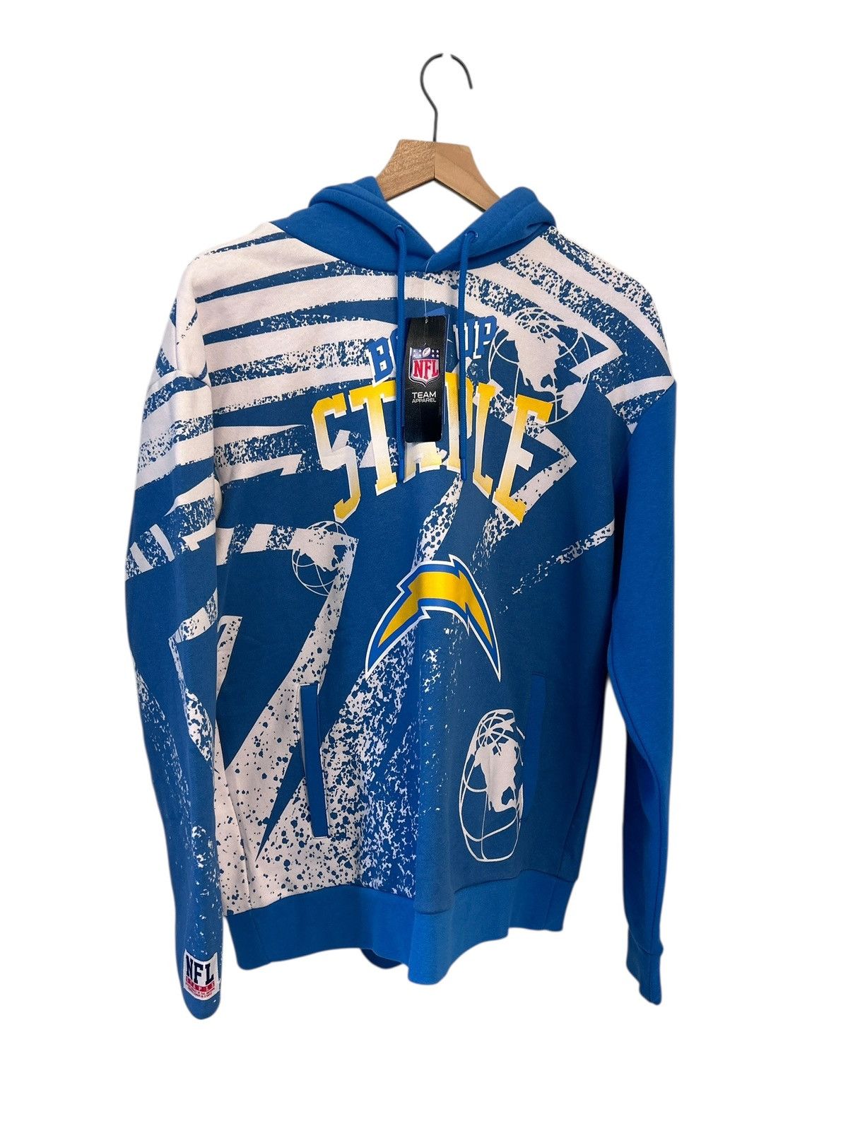 NFL Men's NFL x Staple Blue L Chargers All Over Print Hoodie XL Size US XL / EU 56 / 4 - 1 Thumbnail