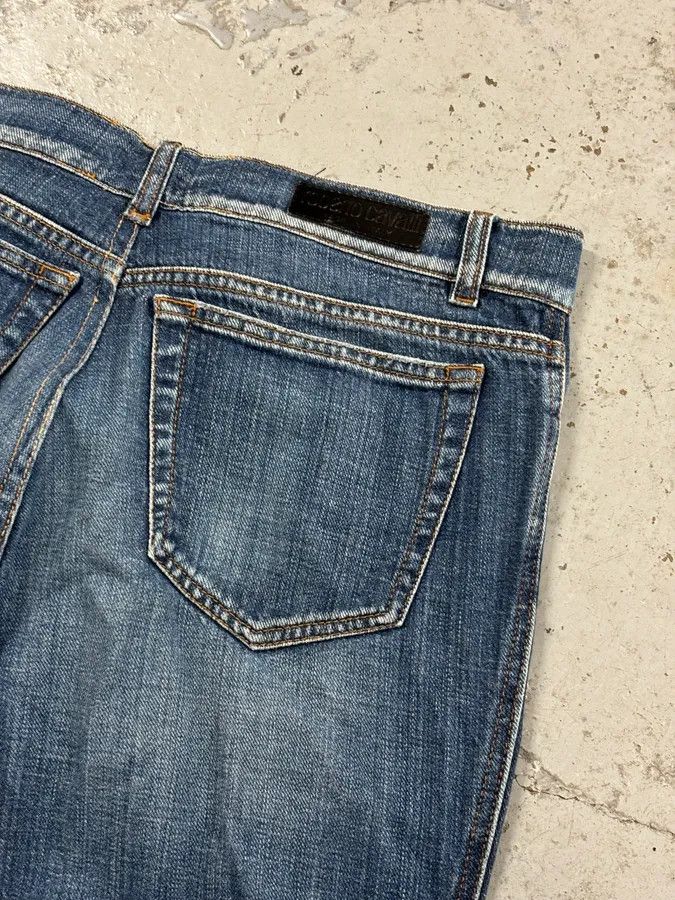 Roberto Cavalli AW2005 Roberto Cavalli Leopard Interior Blue Denim Jeans Size US 32 / EU 48 - 8 Thumbnail
