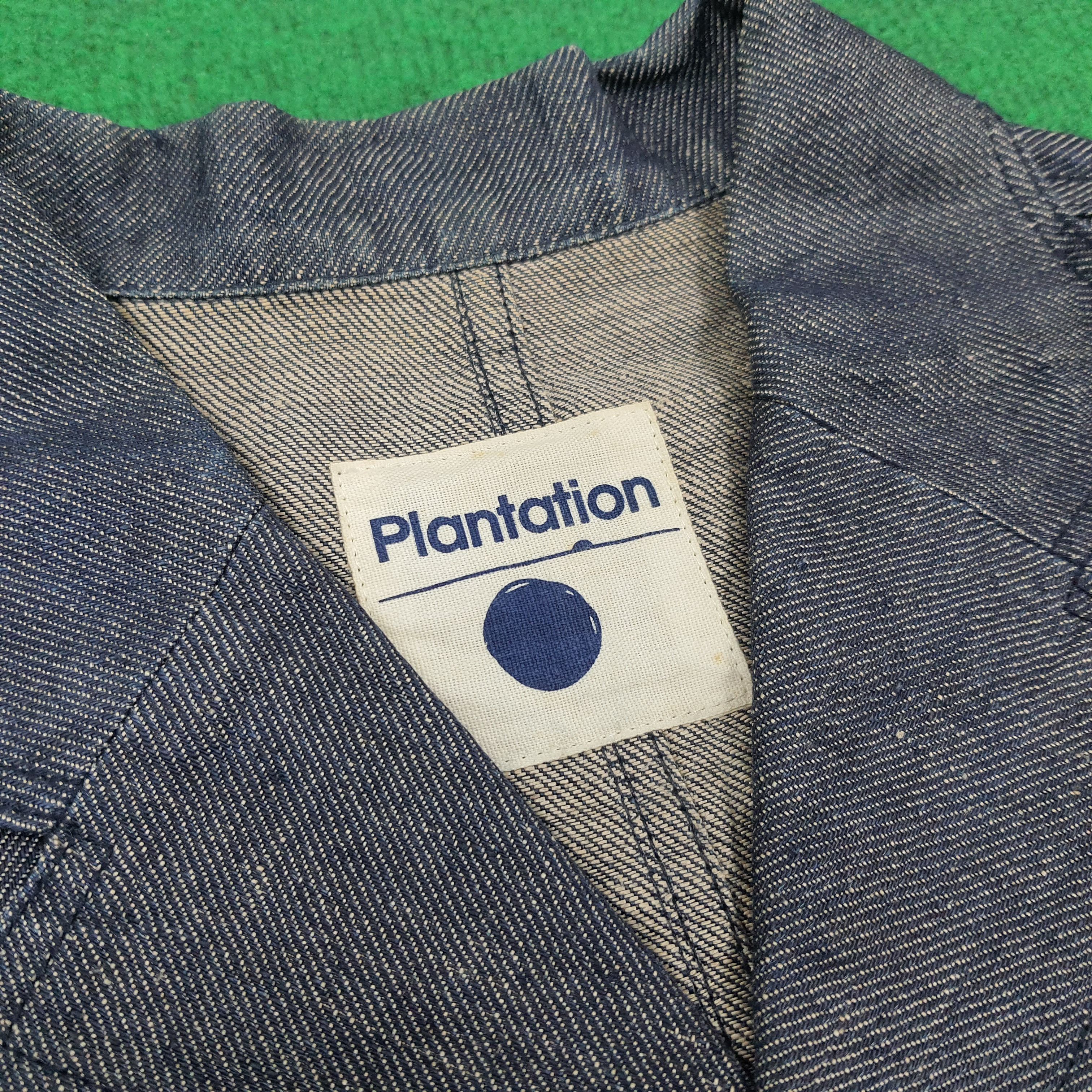Issey Miyake × Japanese Brand × Vintage Vintage Plantation by Issey Miyake Japan Denim Blazers Size US S / EU 44-46 / 1 - 4 Thumbnail