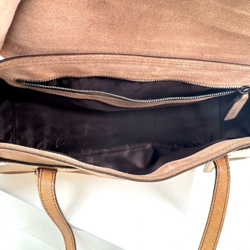 Tod's Tod’s suede/patent leather/ W exotic embossed leather Size ONE SIZE - 6 Thumbnail