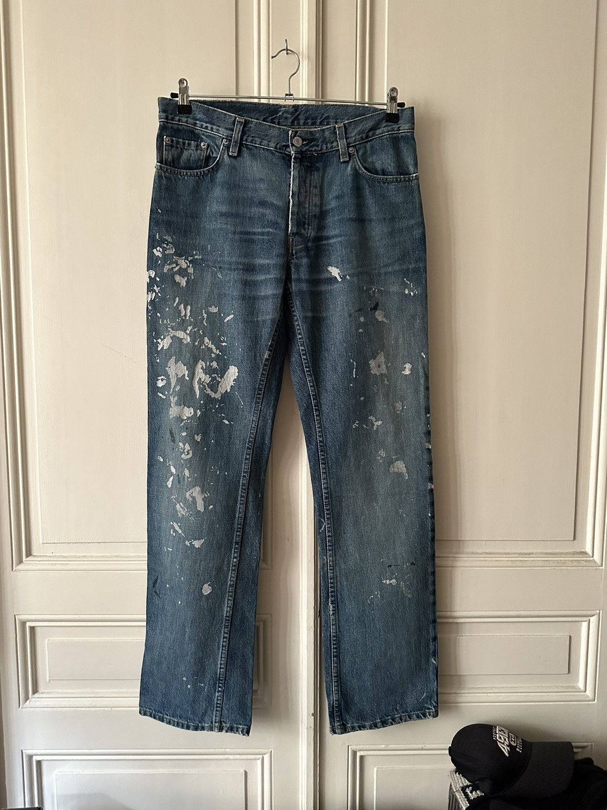 image of Archival Clothing x Helmut Lang Ss98 Helmut Lang Painter Jeans - T.33 in Blue, Men's