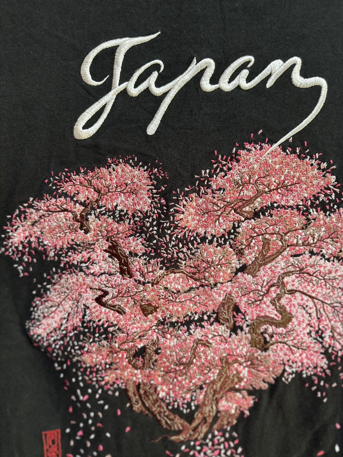 Japanese Brand Vintage Sukajan Japan Embroidery Design Tee Size US L / EU 52-54 / 3 - 6 Thumbnail