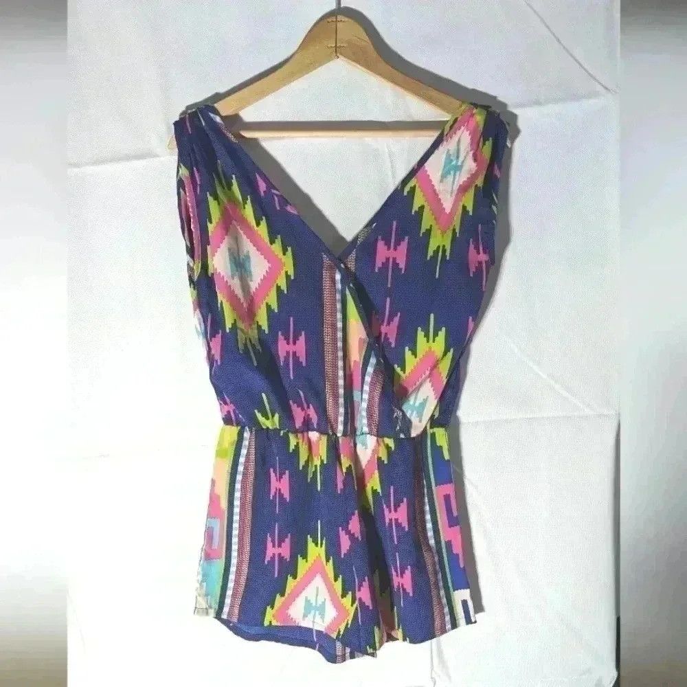 Designer Movie Wardrobe cool nylon women's jumper bright 80s vibe sz Size 27" / US 4 / IT 40 - 1 Thumbnail