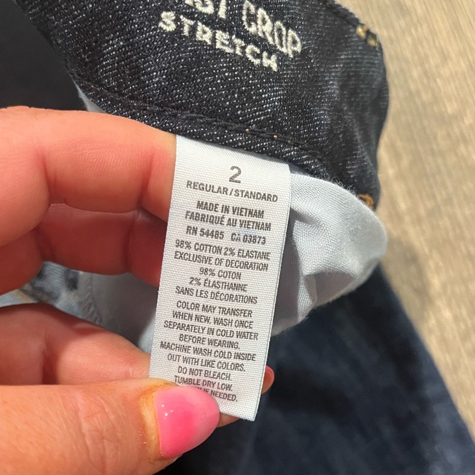 American Eagle Outfitters American Eagle Artist Crop Jeans Low Rise Pockets Stretch 2 Size 26" / US 2 / IT 38 - 9 Thumbnail