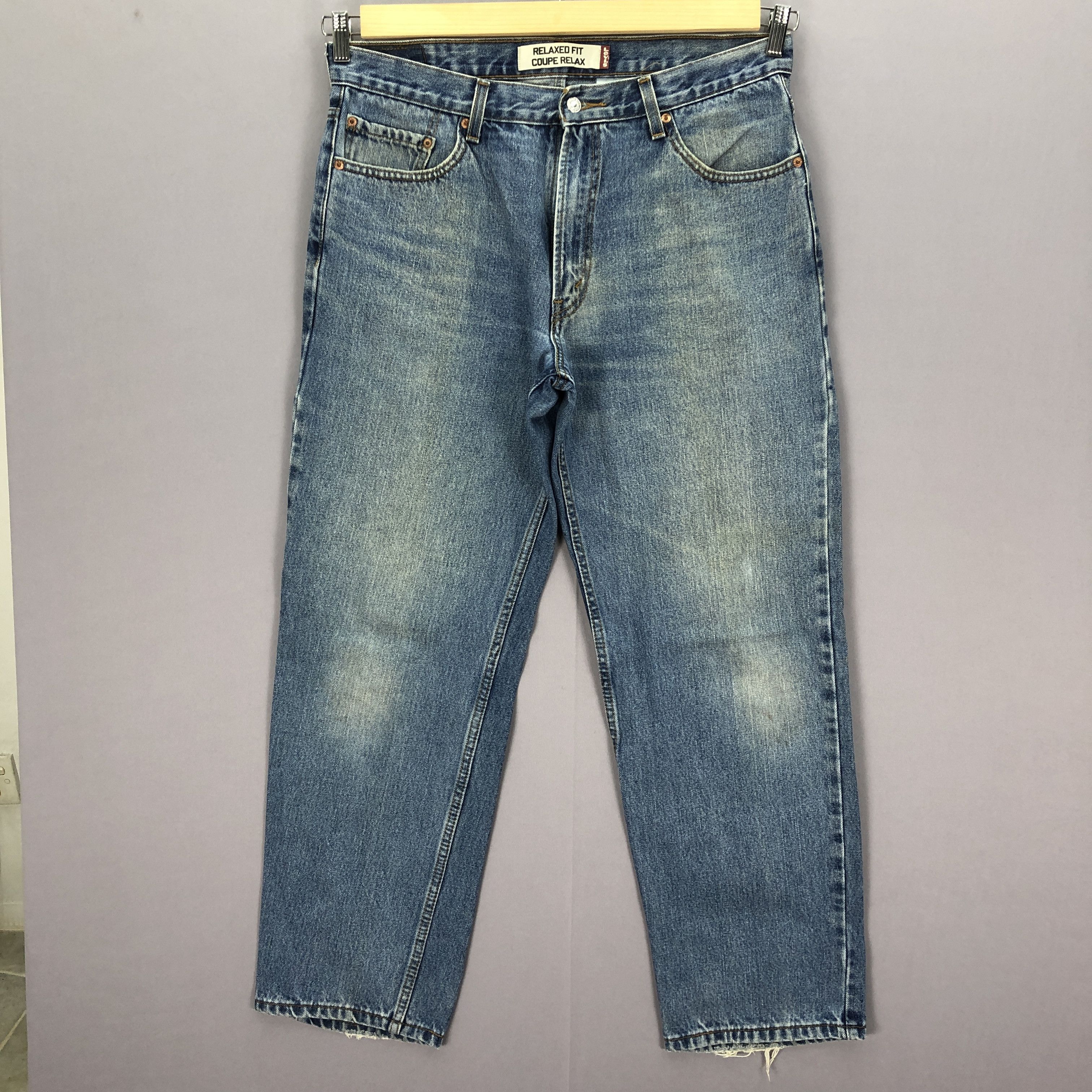 Levi's Vintage Y2K Levis 550 Stone Wash Jeans Levi's Faded Denim Size US 34 / EU 50 - 1 Thumbnail