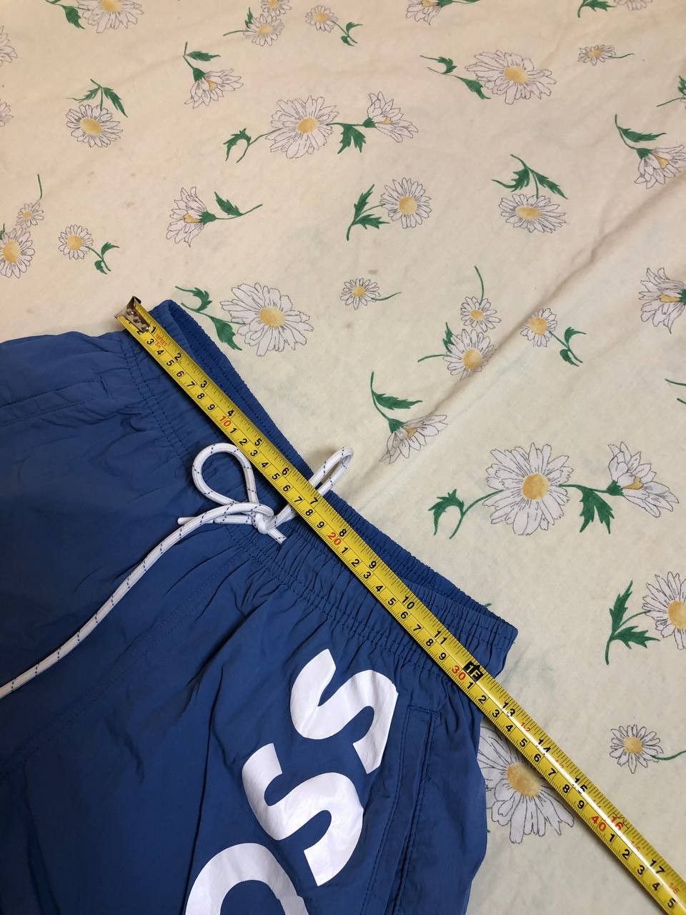 Hugo Boss Men's HUGO BOSS Sea Blue Swim Trunks Swimsuit Logo Size US 28 / EU 44 - 7 Thumbnail