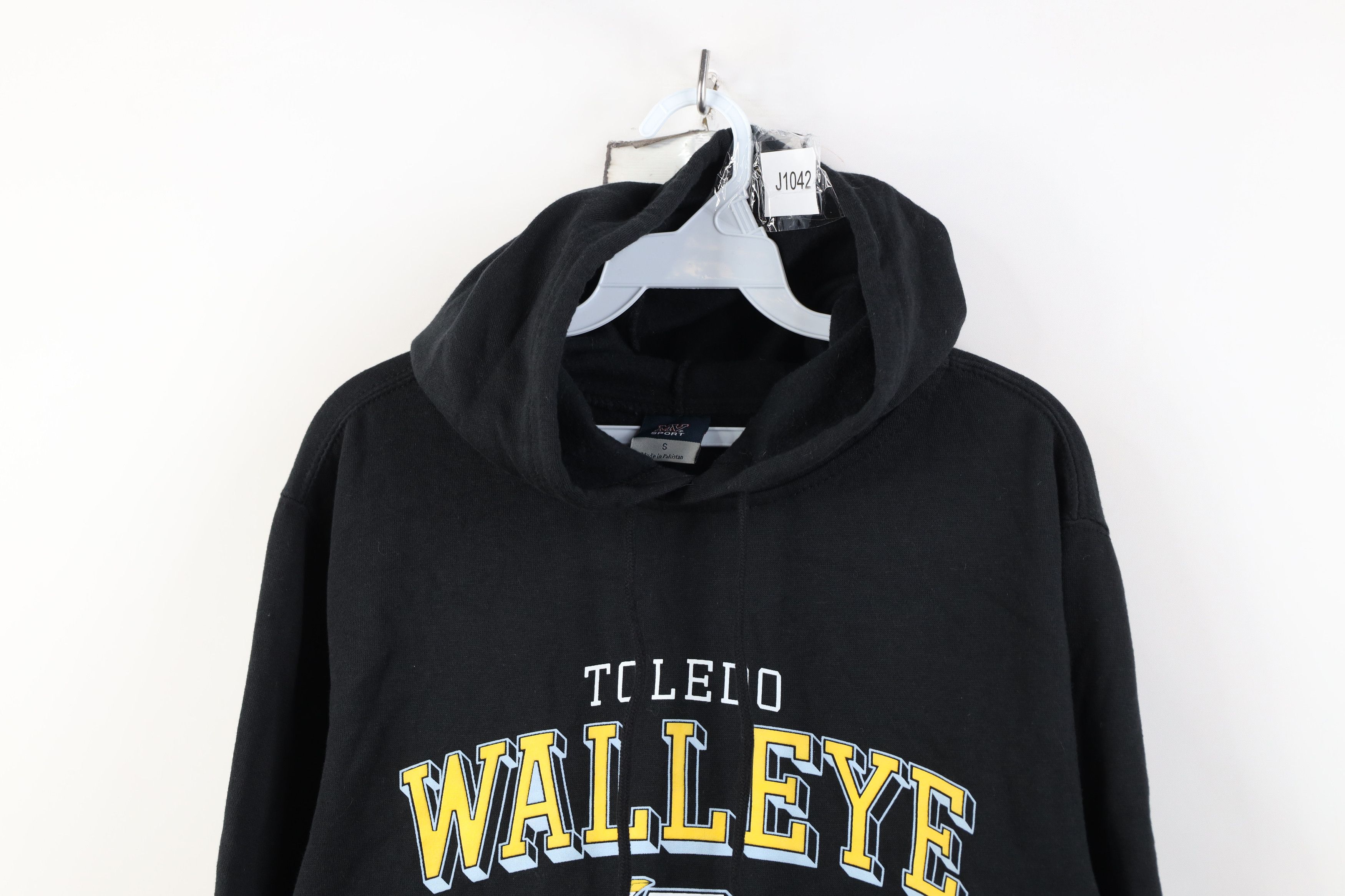Vintage Vintage Y2K Toledo Walleye Hockey Hoodie Sweatshirt Black Size US S / EU 44-46 / 1 - 2 Thumbnail