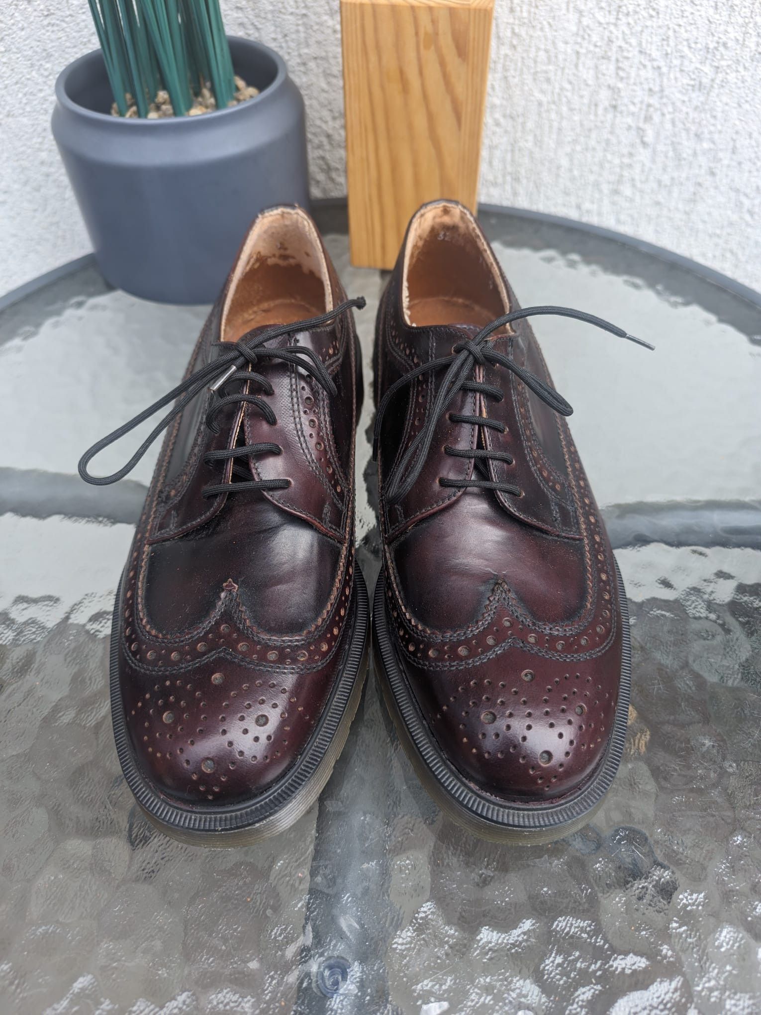 Leather × Seditionaries × Vintage chunky vintage brogue oxford leather shoes erd style Size US 7 / EU 40 - 2 Thumbnail