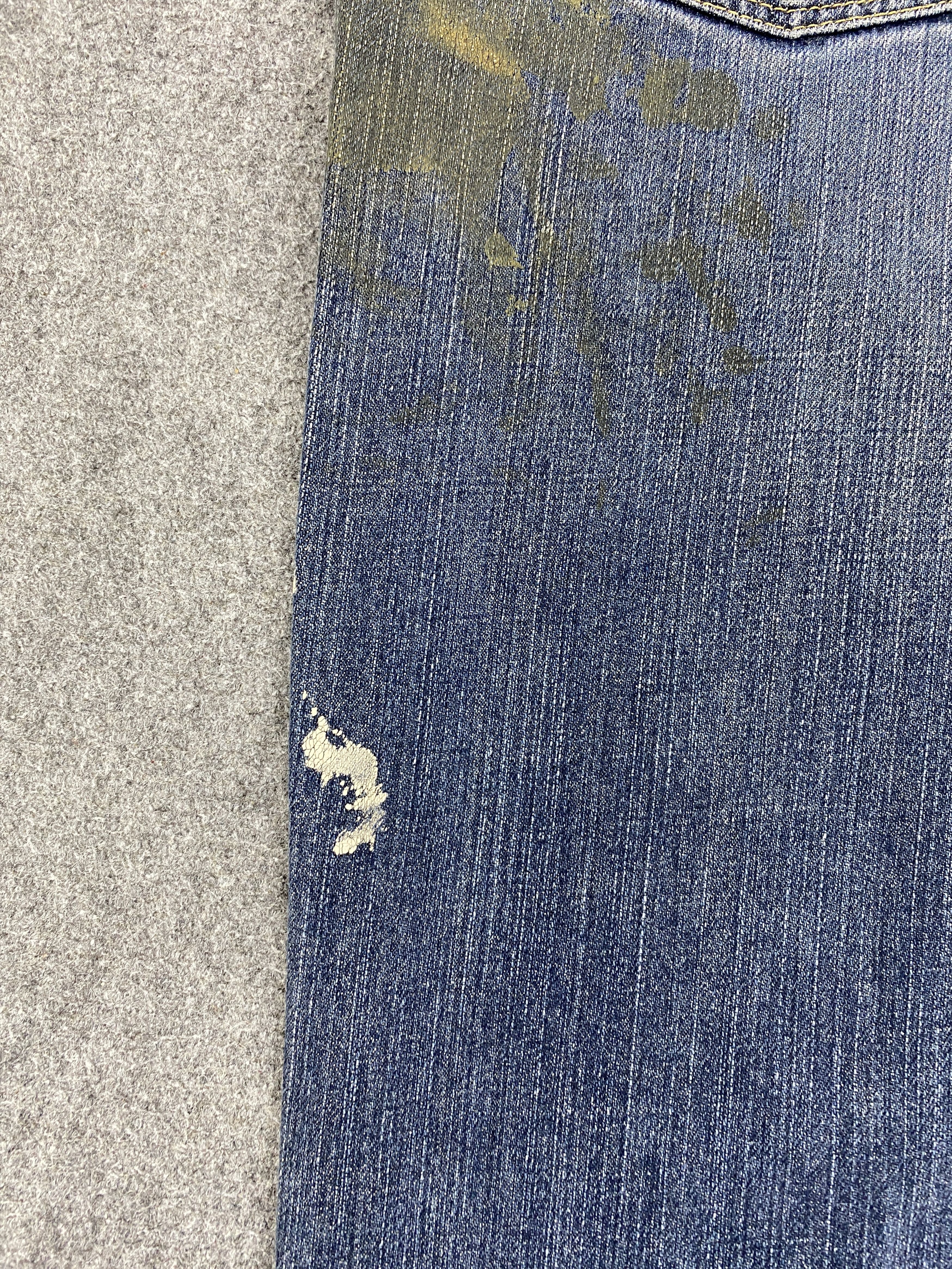 Levi's × Vintage Vintage Levis 514 Splatter Paint Jeans Size US 34 / EU 50 - 16 Thumbnail