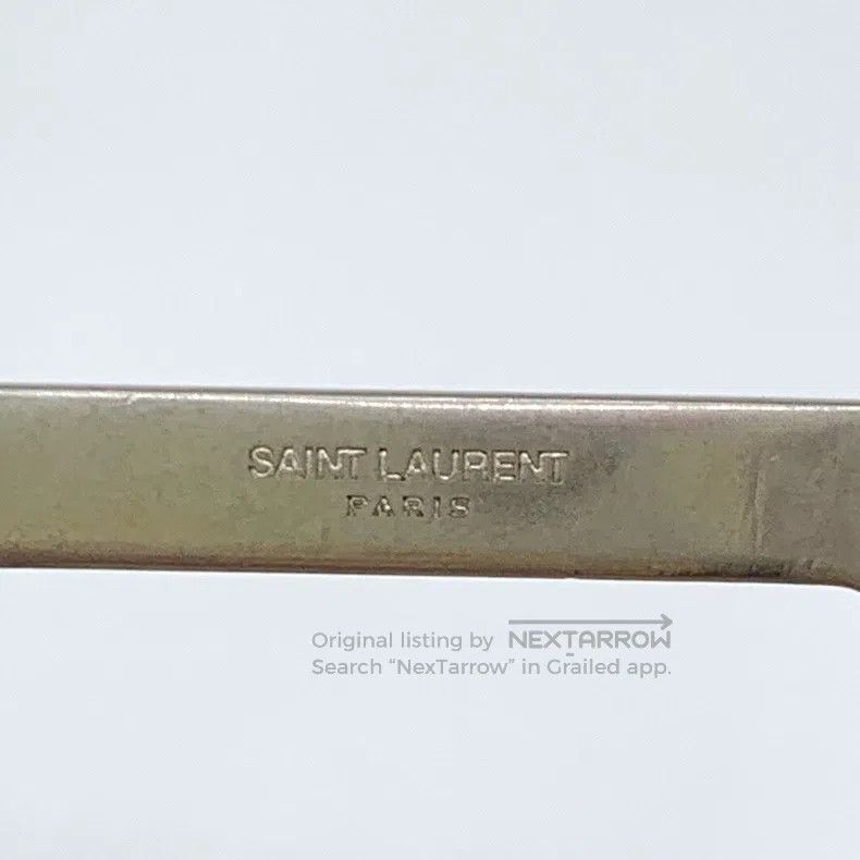 Saint Laurent Paris Saint Laurent Paris size 99.5 Black logo smooth buckle bel Size ONE SIZE - 6 Thumbnail