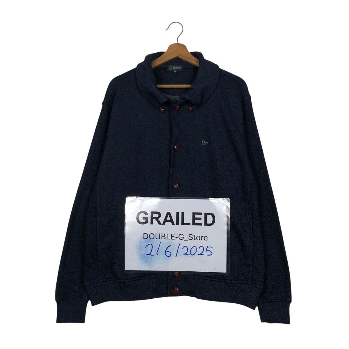 Japanese Brand Vintage TOROY Japan Knit Button Jacket Issey Miyake Size US L / EU 52-54 / 3 - 1 Thumbnail